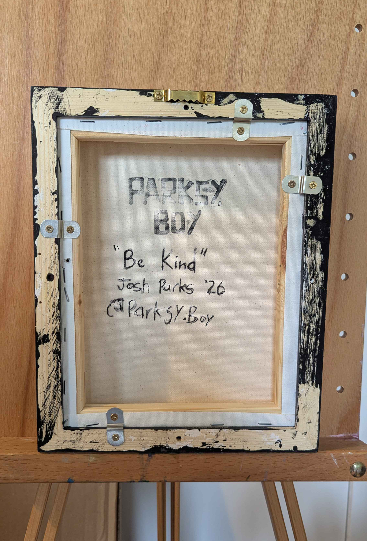.Be Kind - Framed Acrylic on Canvas (250mm x 200mm)