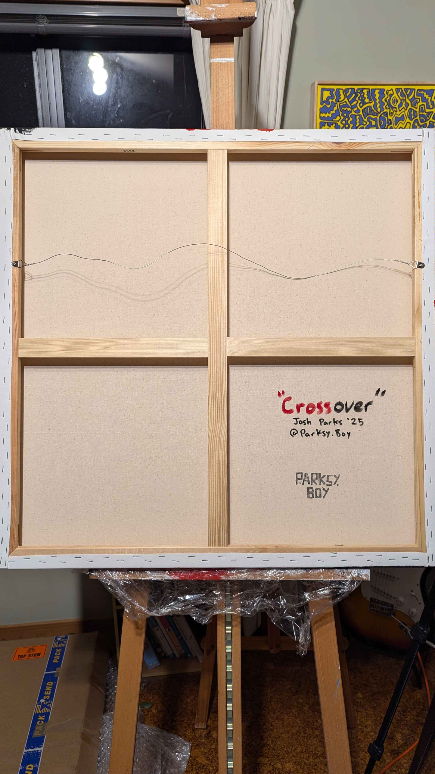 Crossover - Framed Acrylic on Canvas (750mm x 750mm)