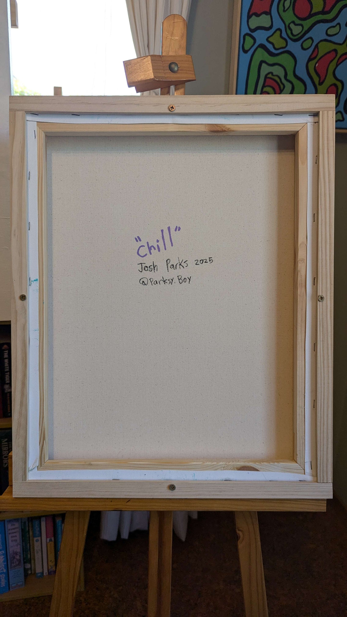 Chill - Framed Acrylic on Canvas (520mm x 420mm)