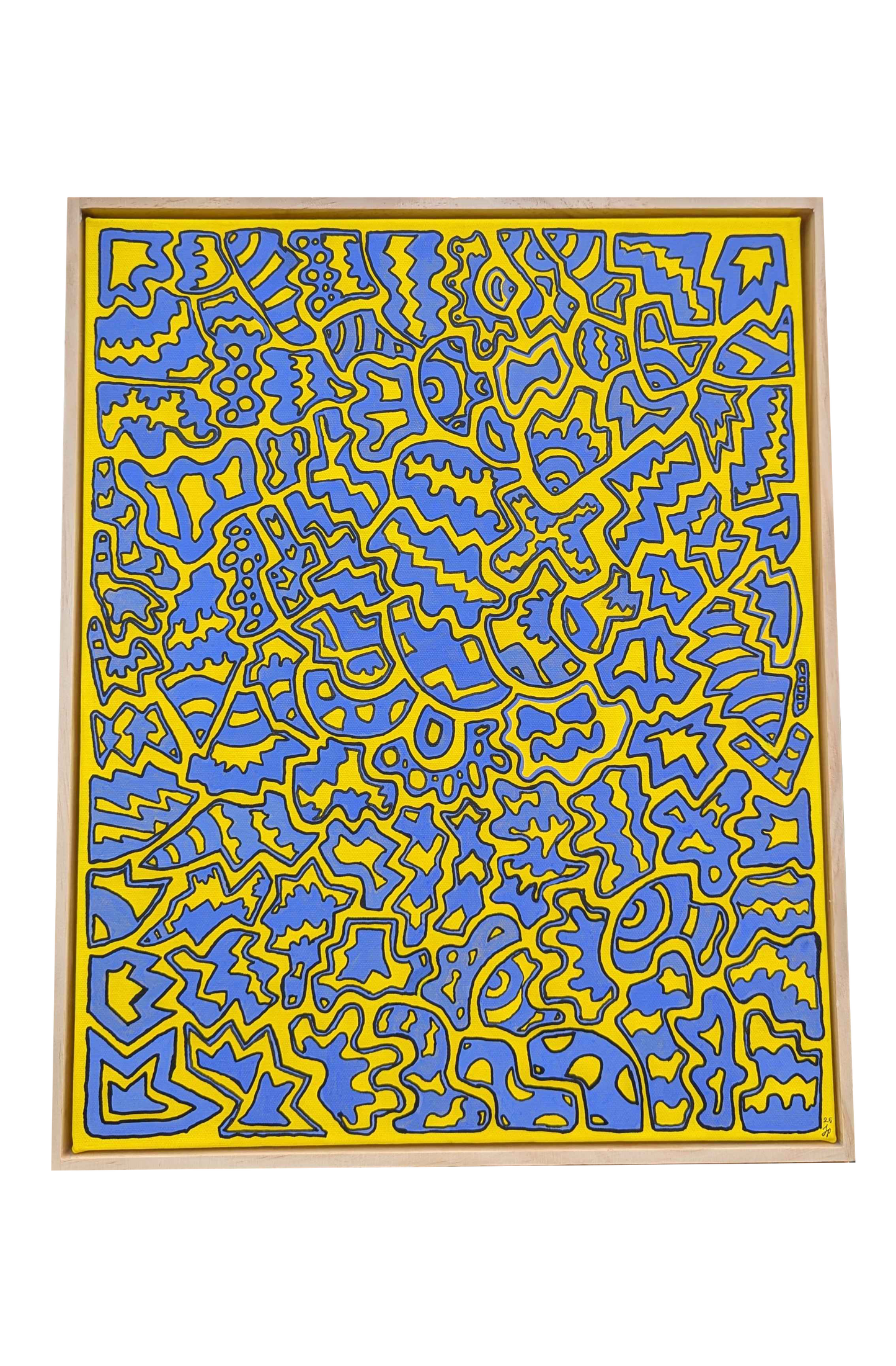 Rascal - Framed Acrylic on Canvas (520mm x 420mm)