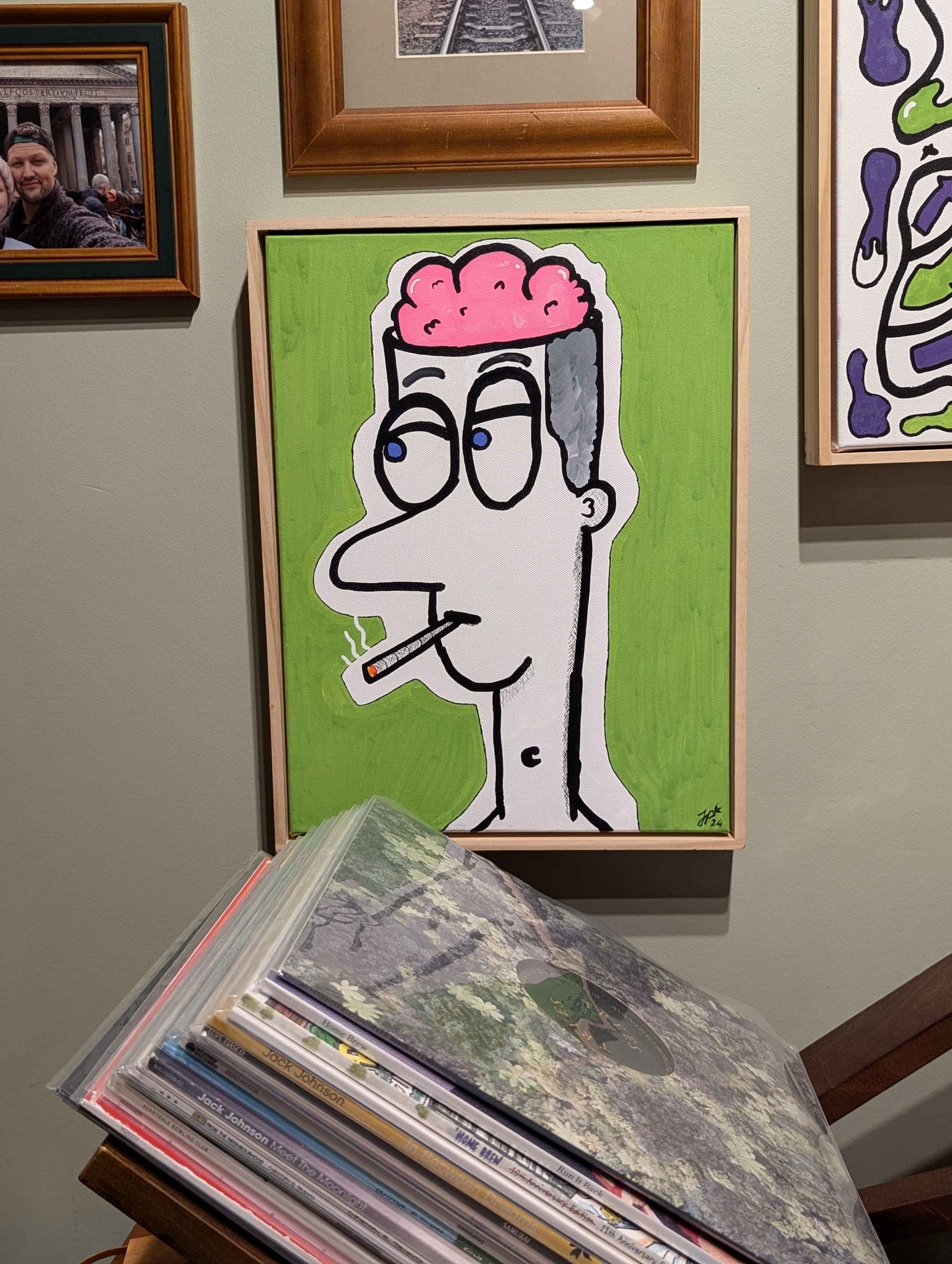 Open Mind- Framed Acrylic on Canvas (420mm x 320mm)