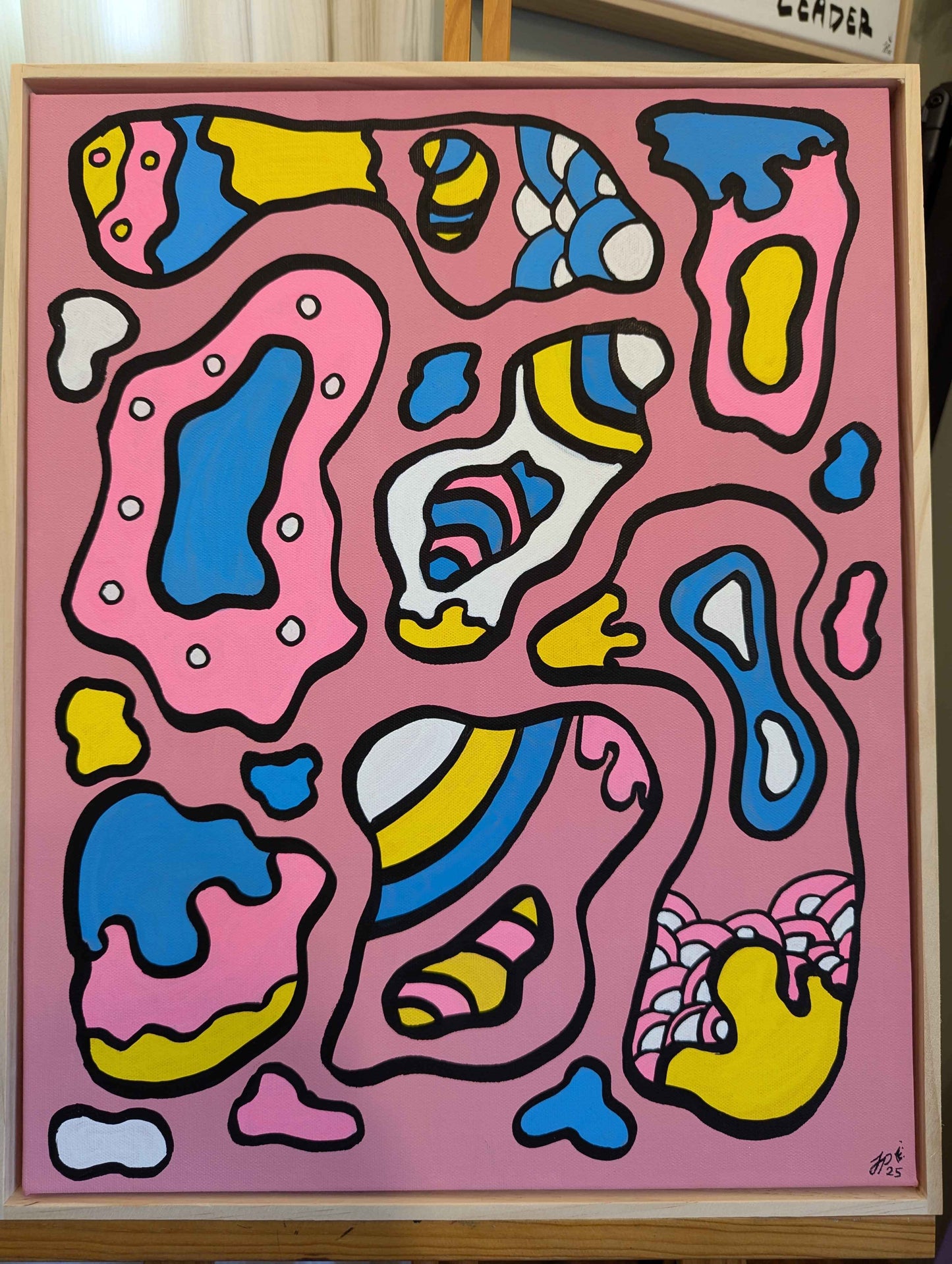 Sugar - Framed Acrylic on Canvas (520mm x 420mm)
