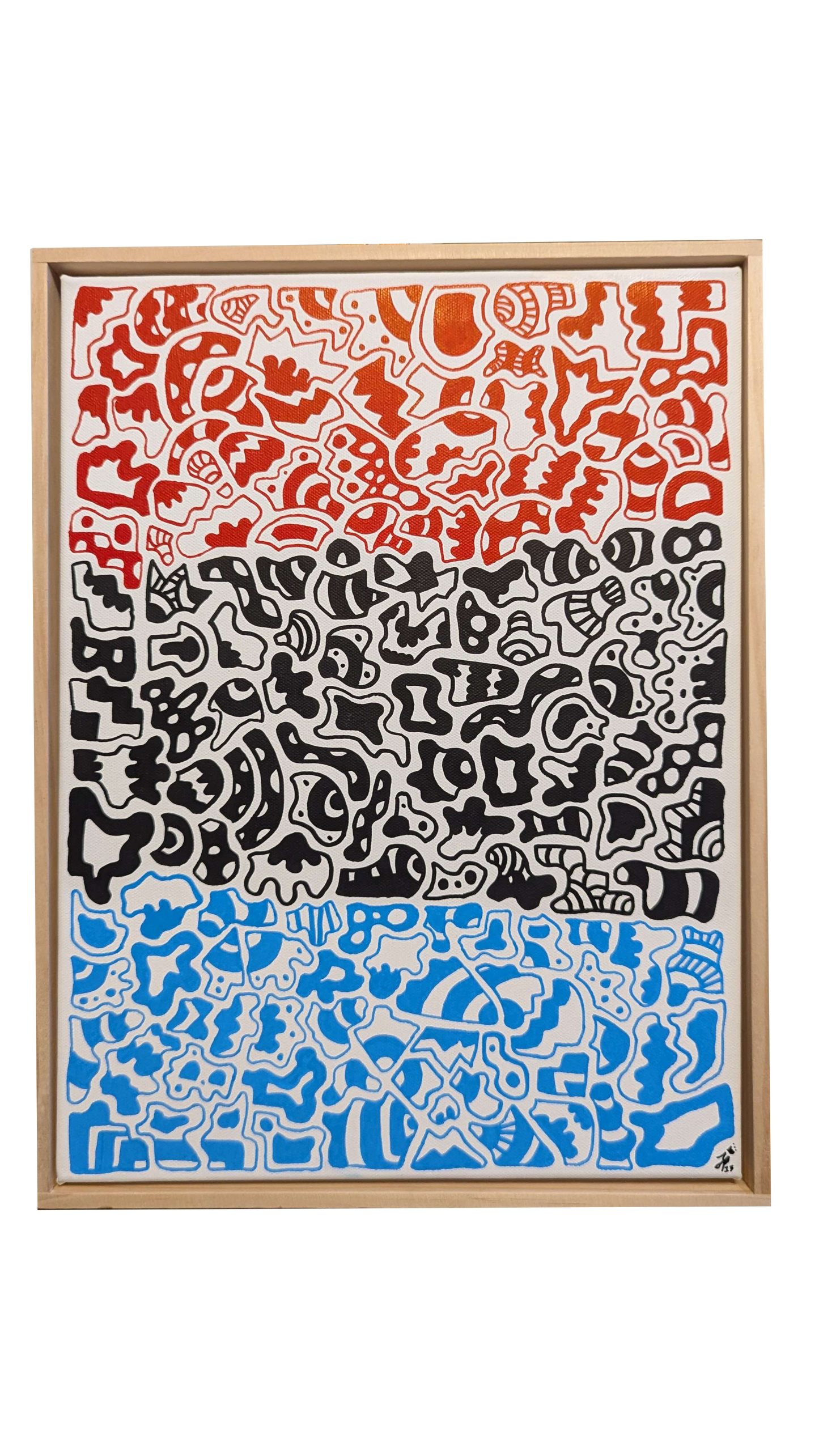 Toru - Framed Acrylic on Canvas (420mm x 320mm)