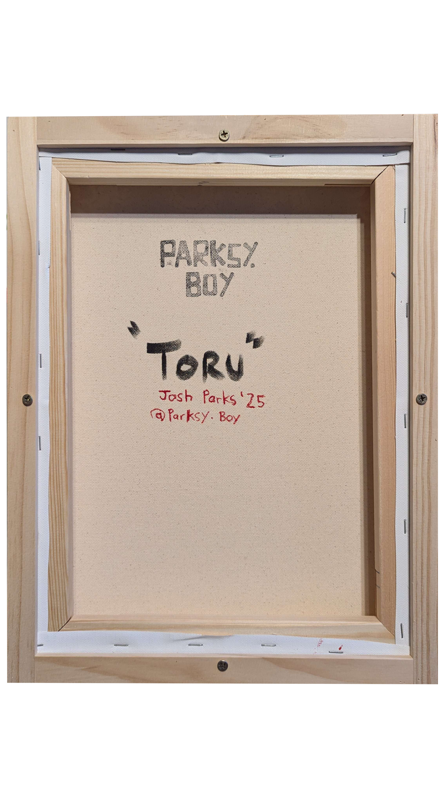 Toru - Framed Acrylic on Canvas (420mm x 320mm)
