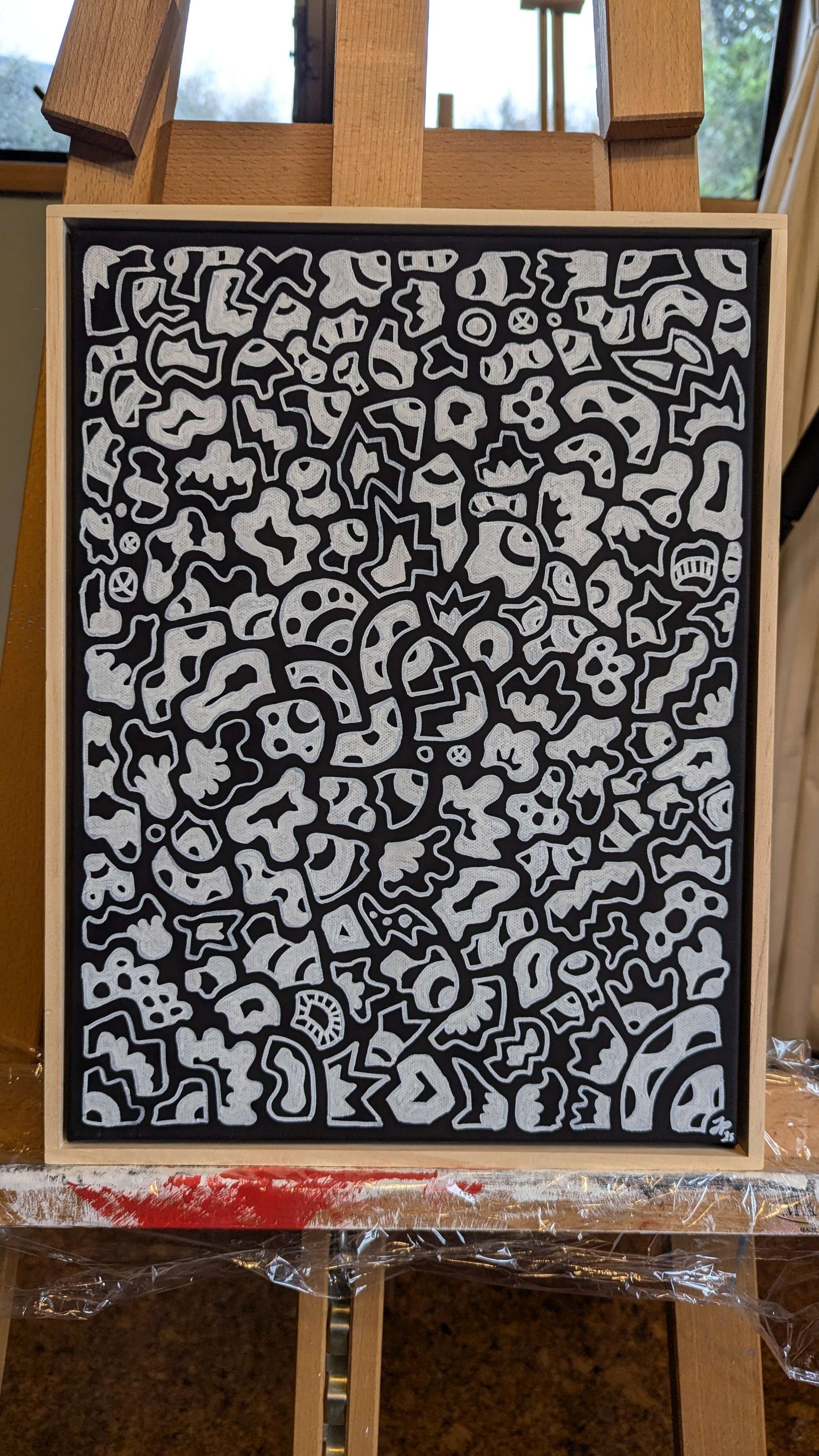 Zen - Framed Acrylic on Canvas (420mm x 320mm)