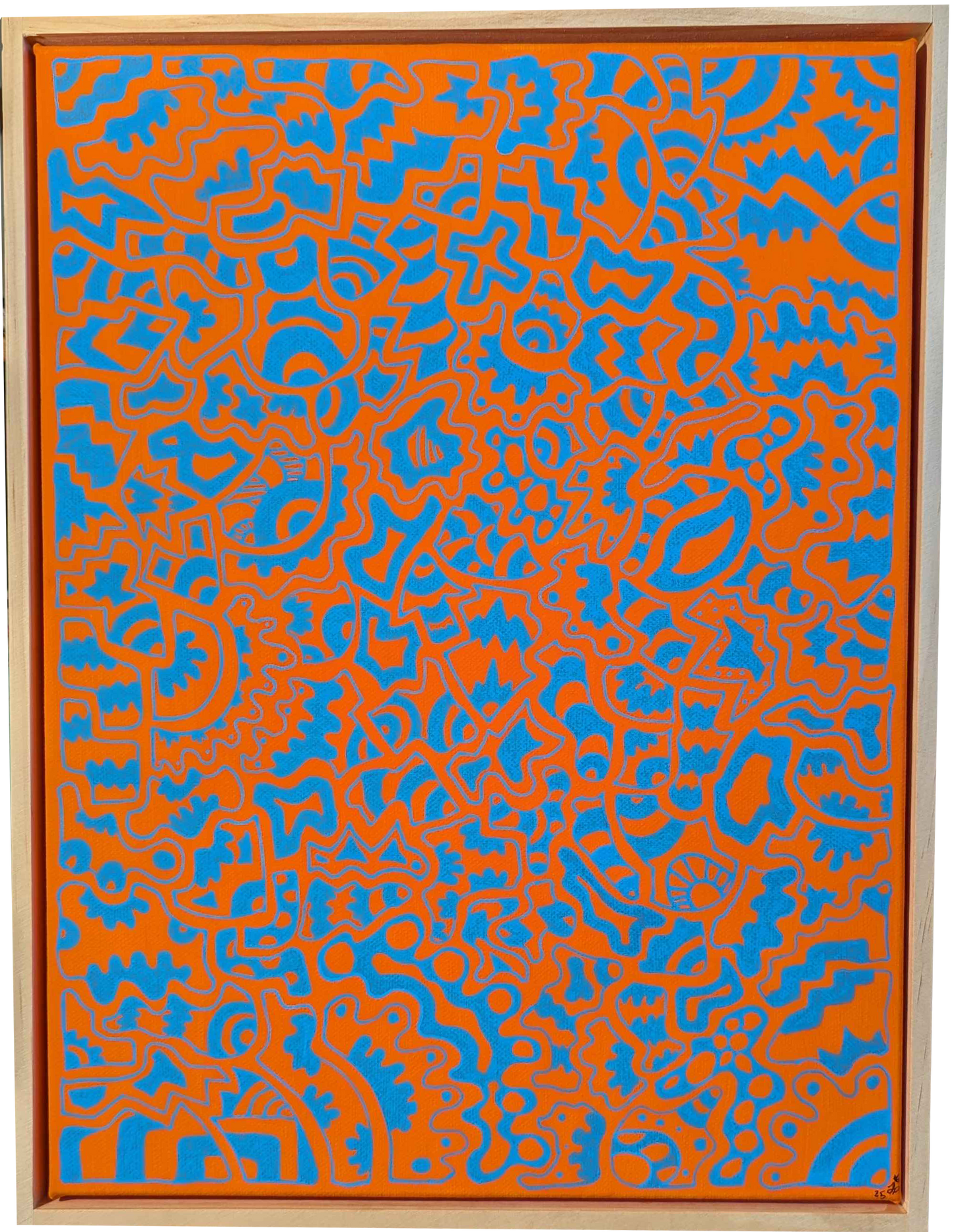Squeeze - Framed Acrylic on Canvas (420mm x 320mm)