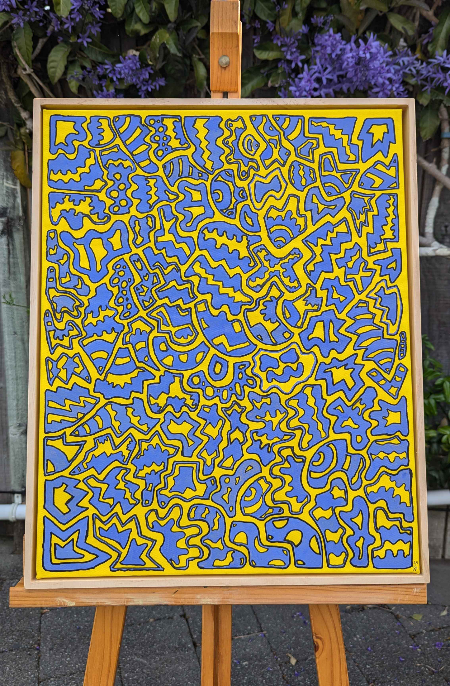 Rascal - Framed Acrylic on Canvas (520mm x 420mm)