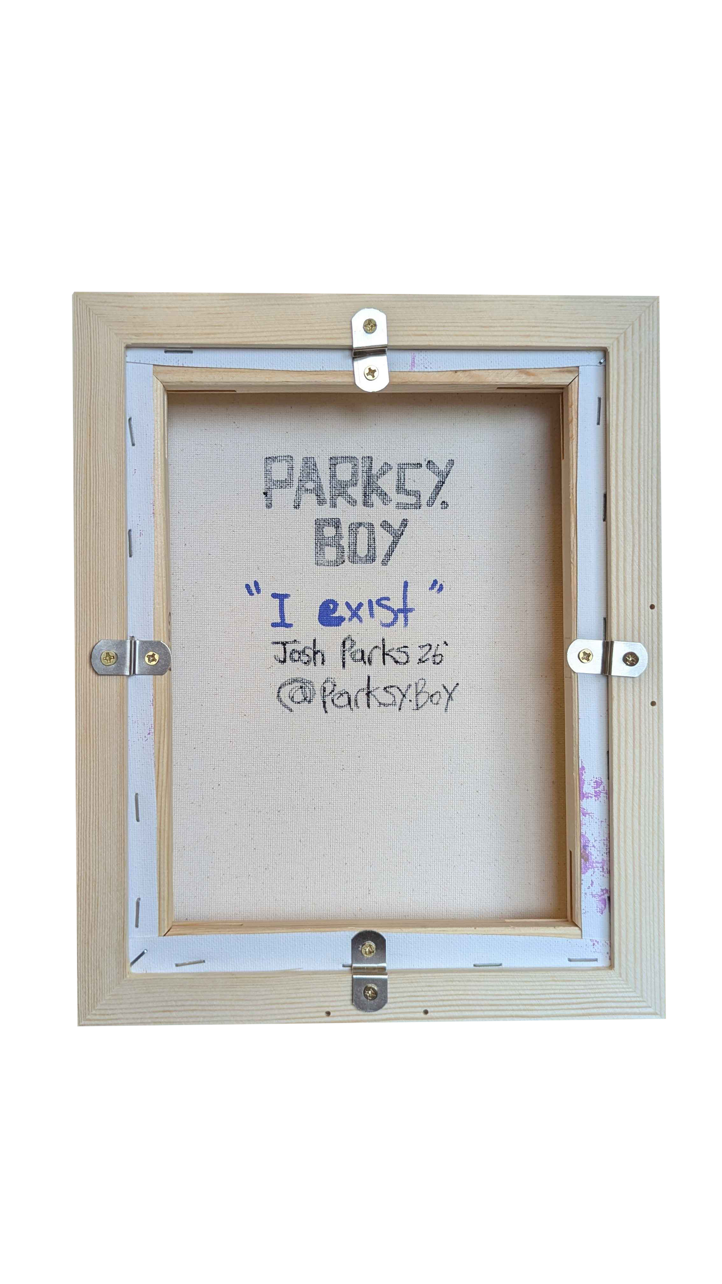 I Exist - Framed Acrylic on Canvas (250mm x 200mm)