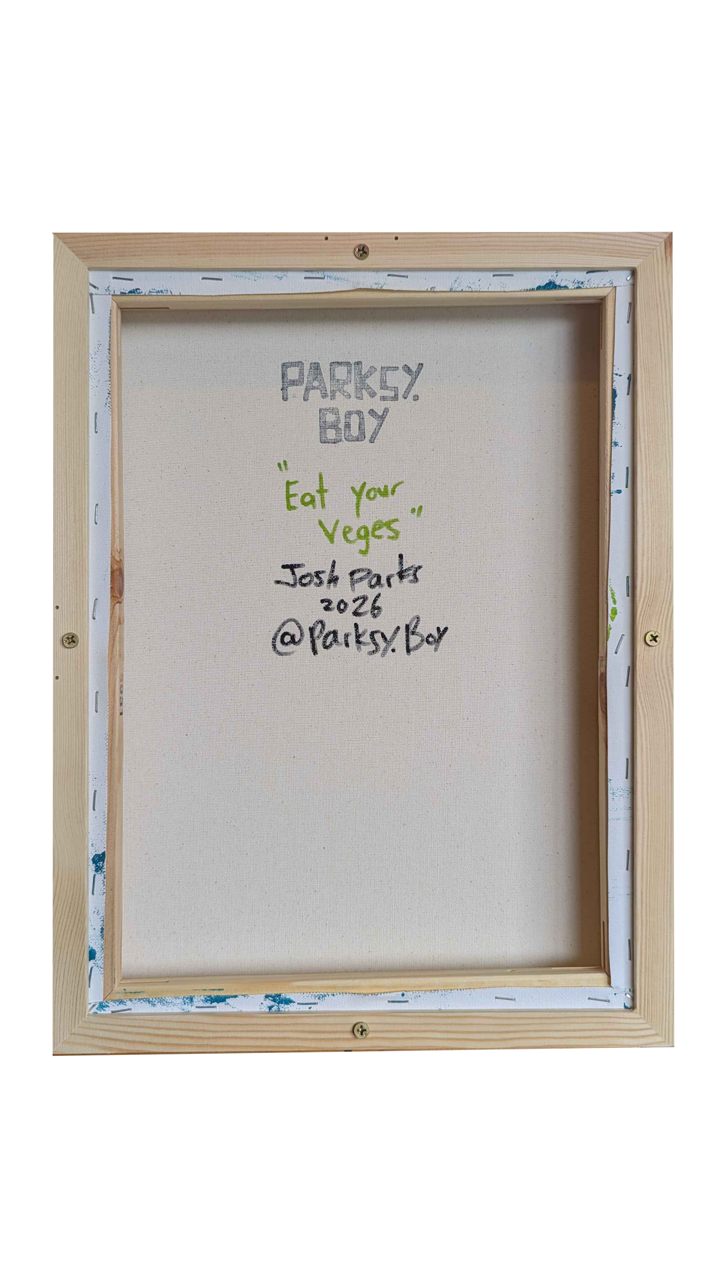 Eat your Veges - Framed Acrylic on Canvas (420mm x 320mm)