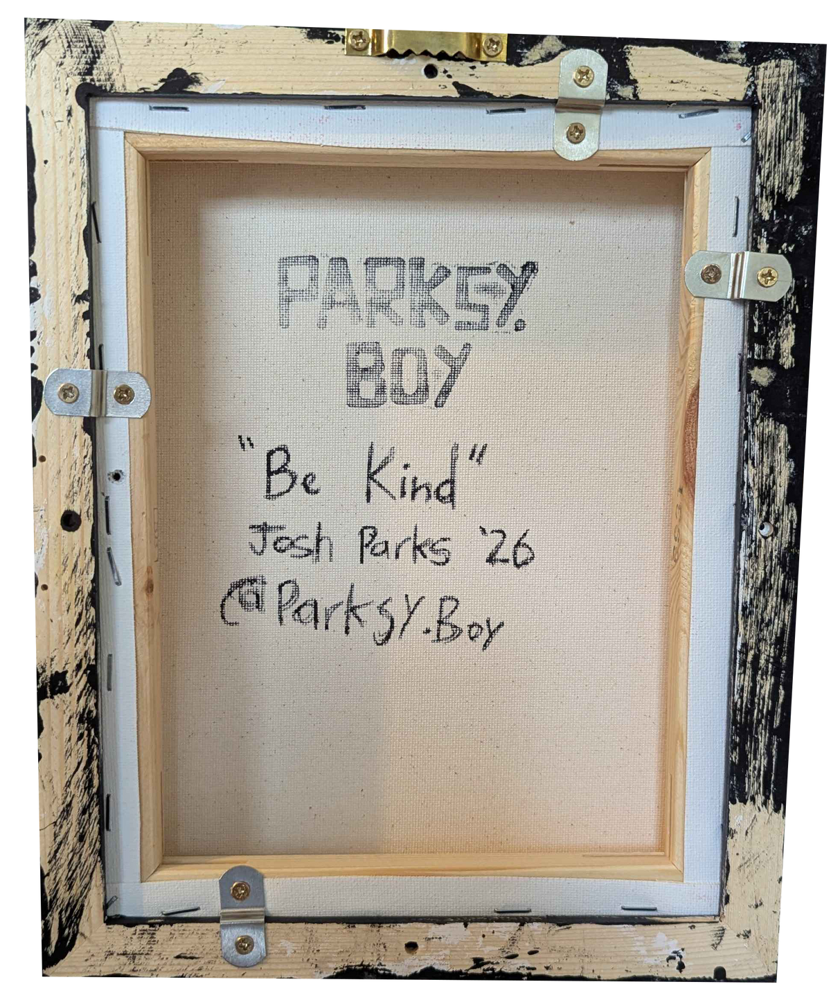 .Be Kind - Framed Acrylic on Canvas (250mm x 200mm)