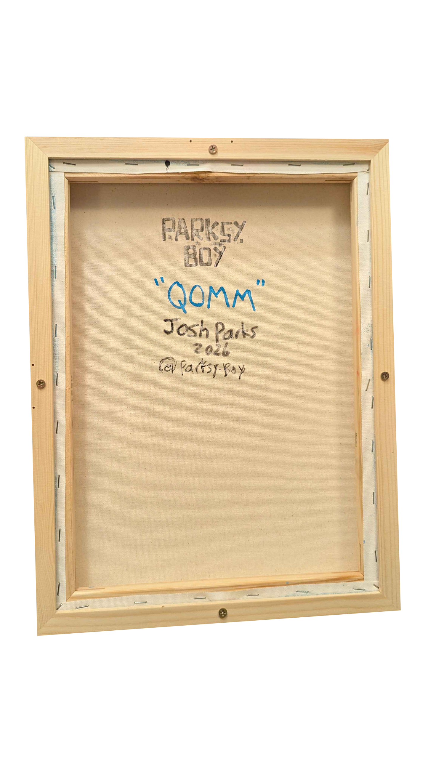 .QOMM - Framed Acrylic on Canvas (420mm x 320mm)