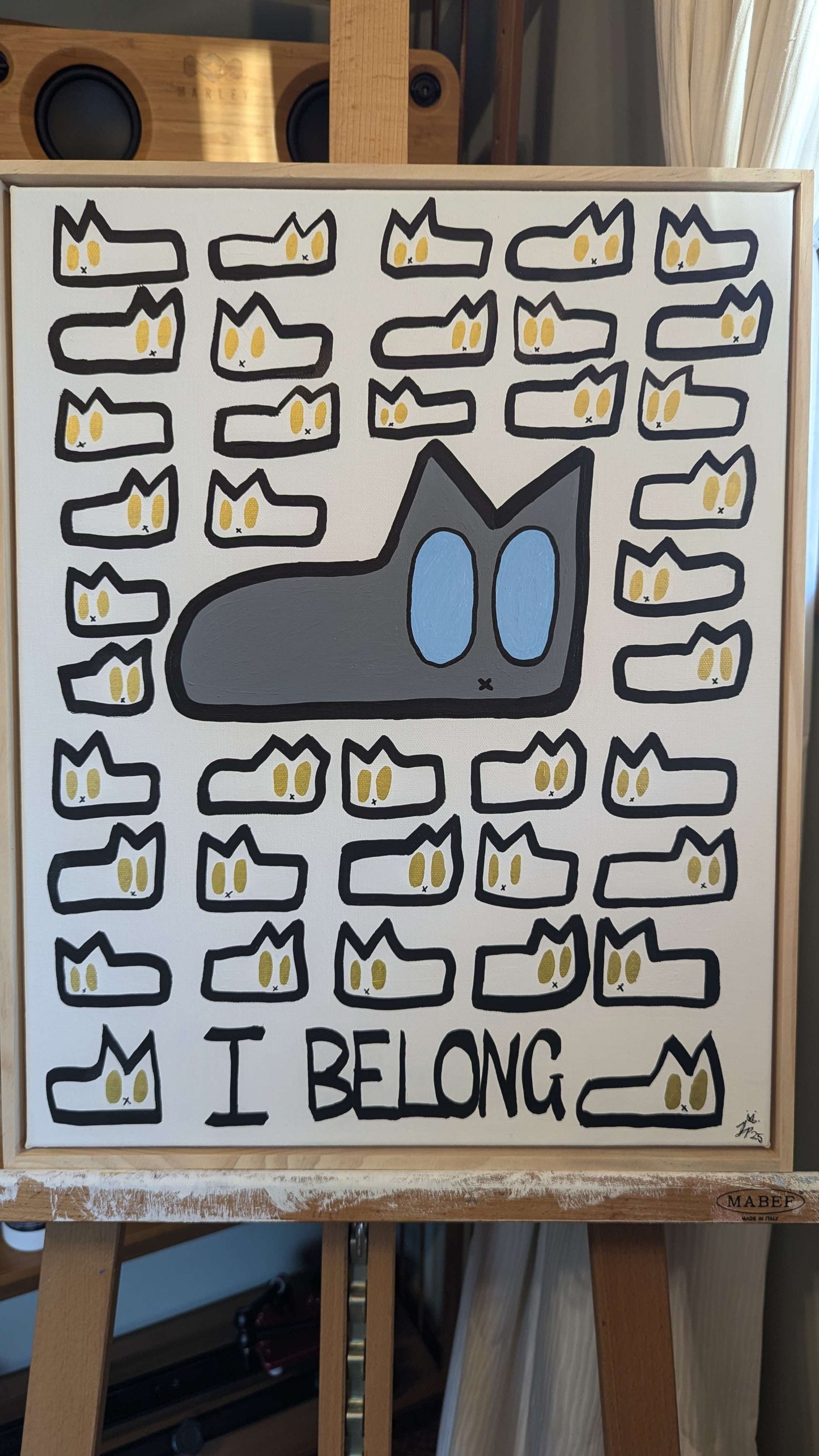 Belong - Framed Acrylic on Canvas (520mm x 420mm)