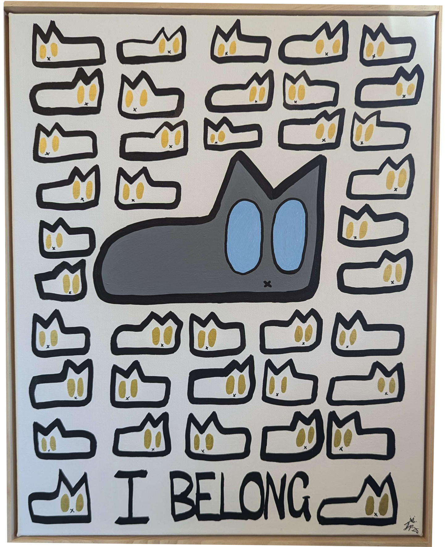Belong - Framed Acrylic on Canvas (520mm x 420mm)
