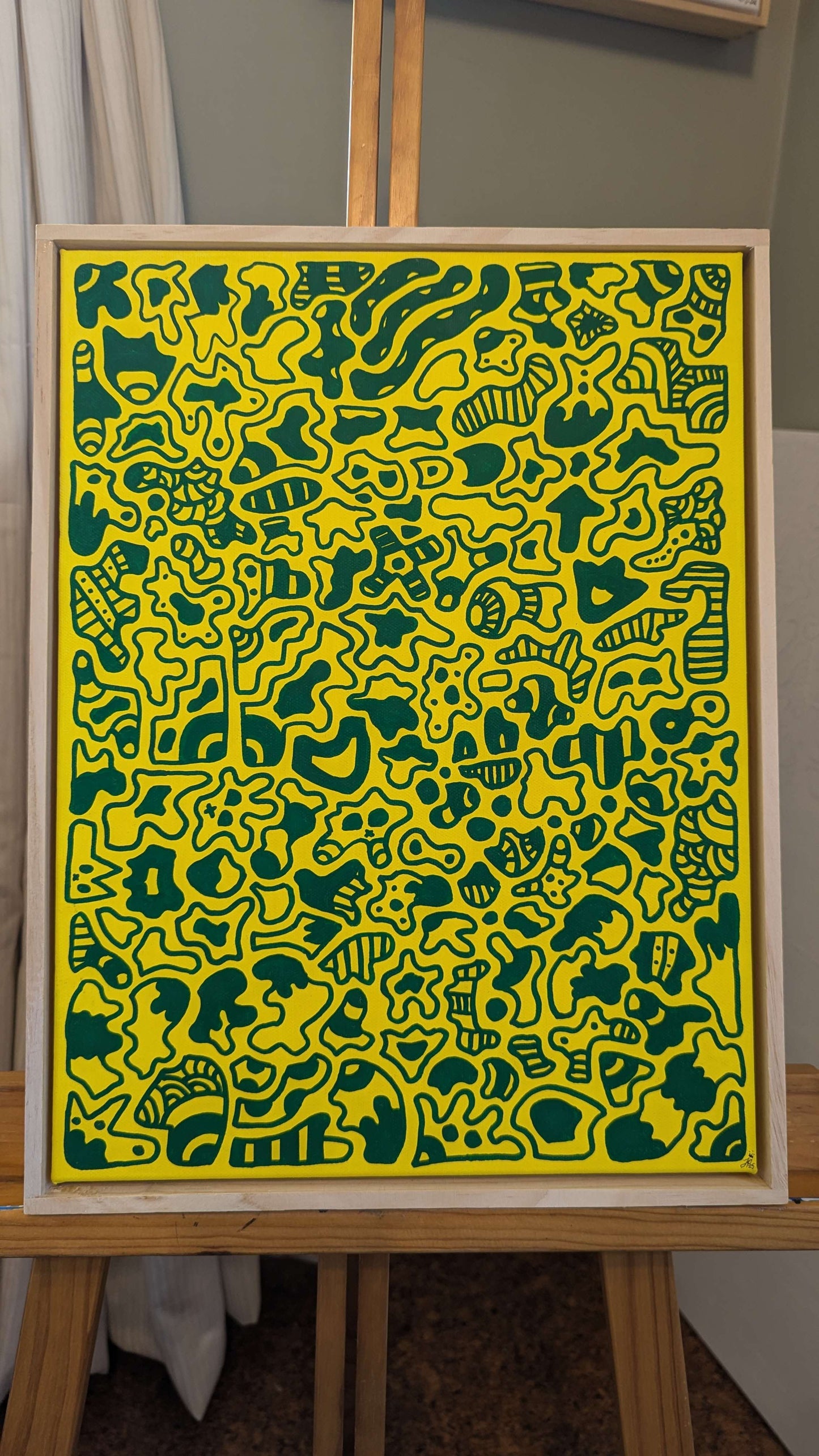 Citric - Framed Acrylic on Canvas (420mm x 320mm)