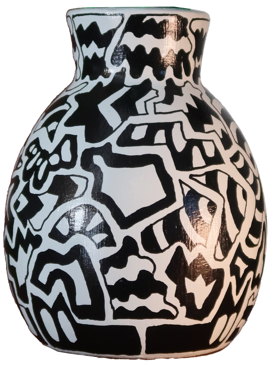Summer Afternoon - Bud vase (130mm x 105mm x 100mm)