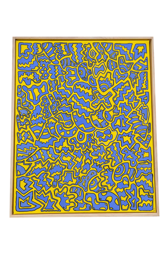 Rascal - Framed Acrylic on Canvas (520mm x 420mm)