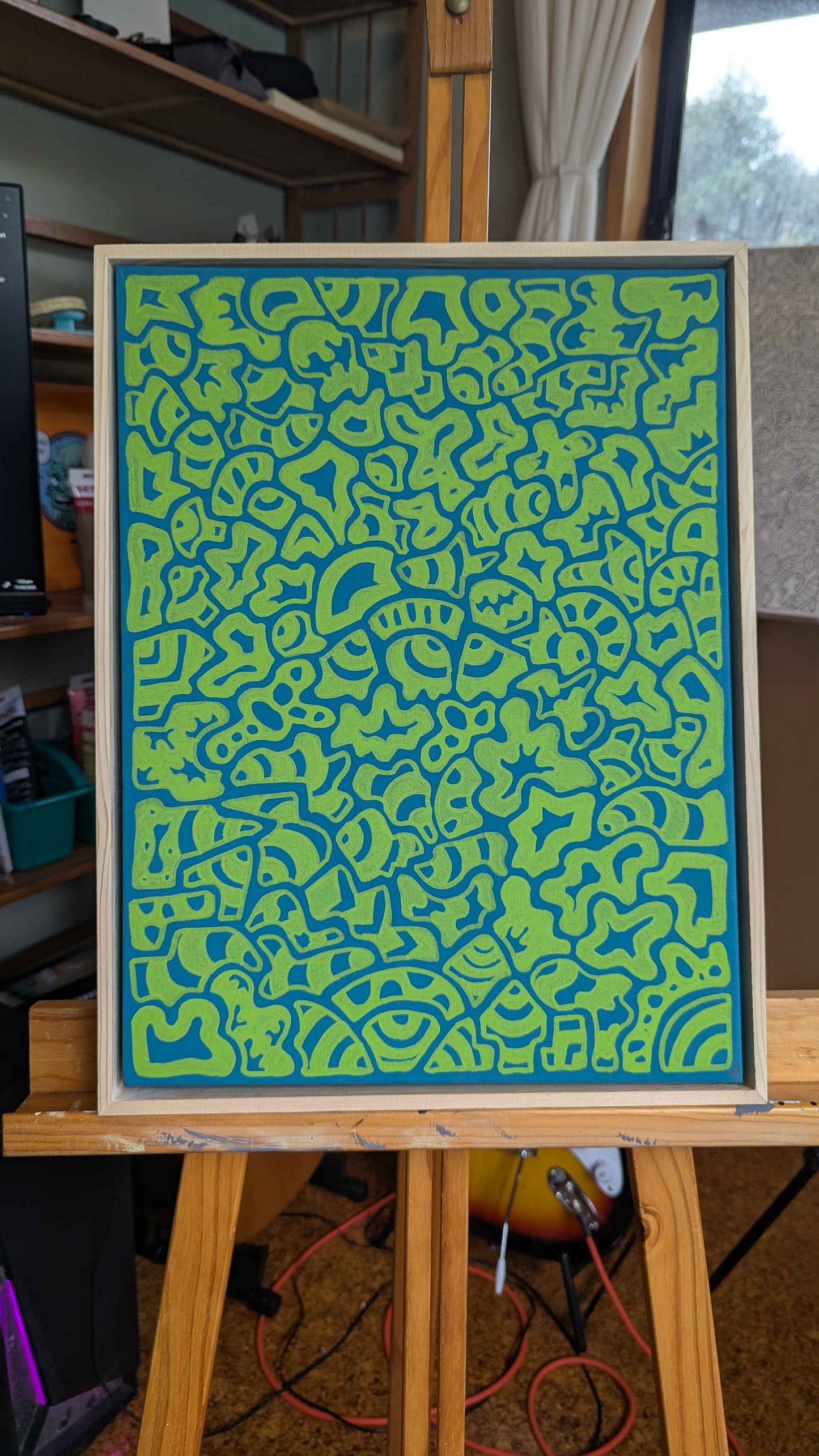 Eat your Veges - Framed Acrylic on Canvas (420mm x 320mm)