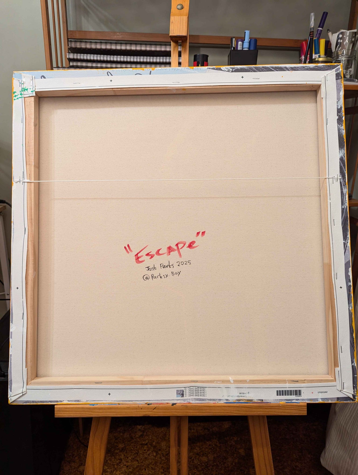 Escape - Acrylic on Canvas (615mm x 615mm)