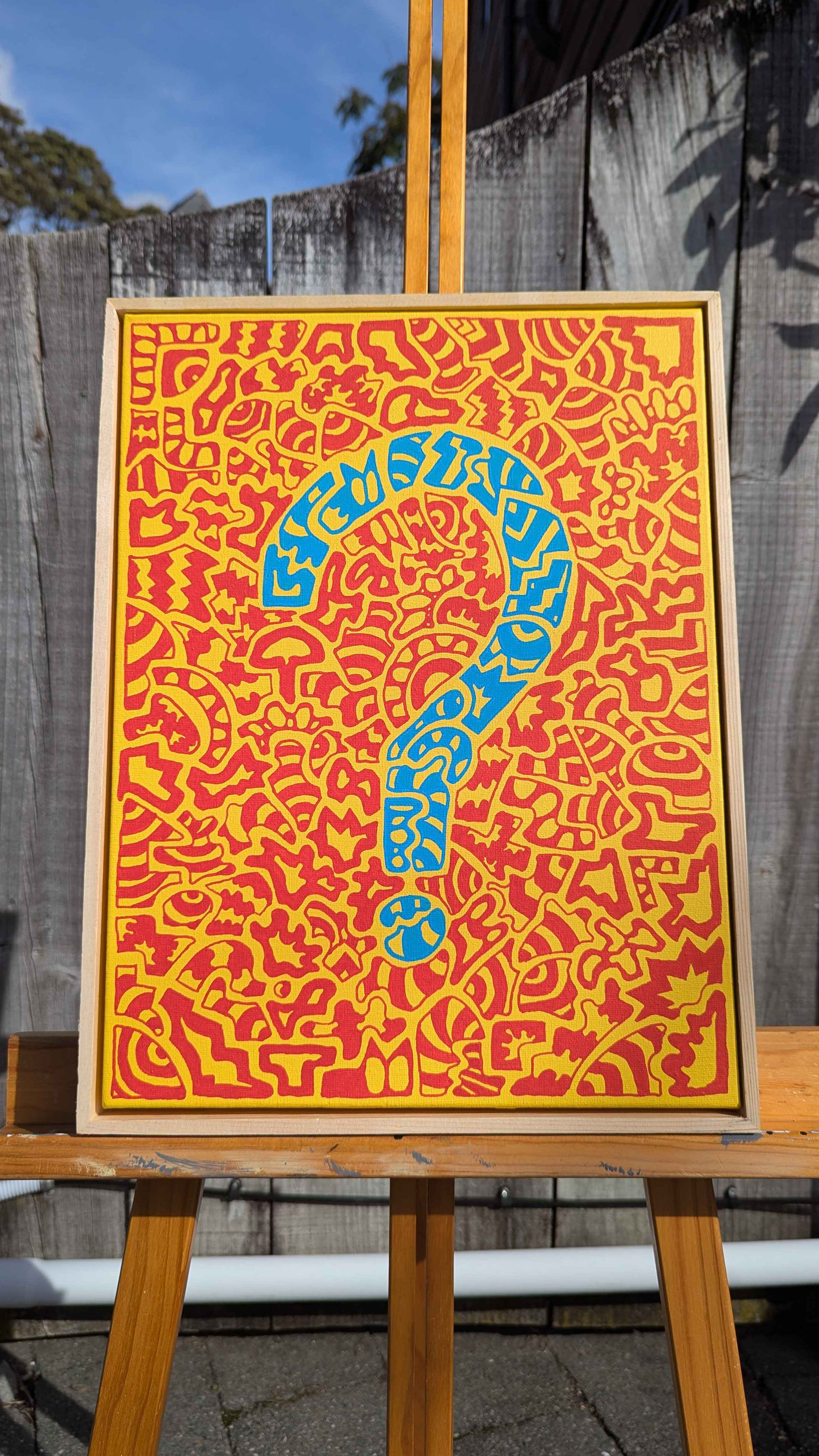 .Purpose - Framed Acrylic on Canvas (420mm x 320mm)