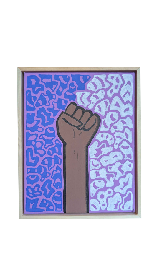 I Exist - Framed Acrylic on Canvas (250mm x 200mm)