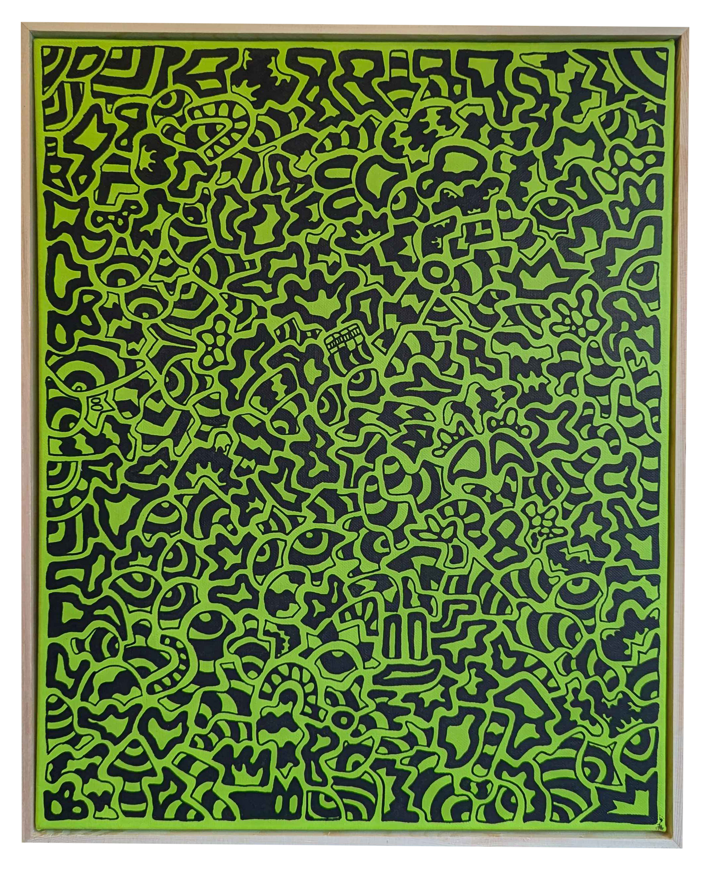 .Trickery - Framed Acrylic on Canvas (520mm x 420mm)