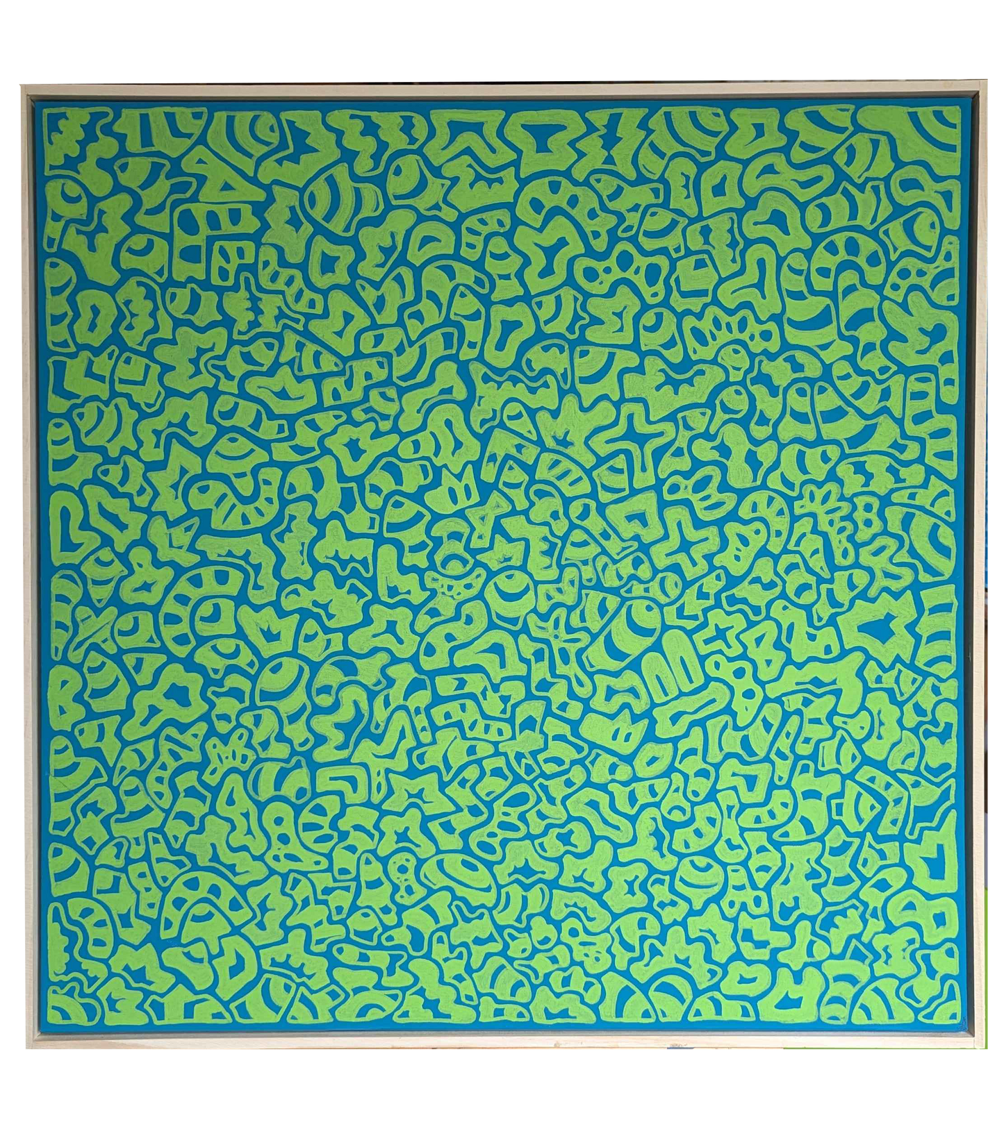 Mmm, Broccoli - Framed Acrylic on Canvas (620mm x 620mm)