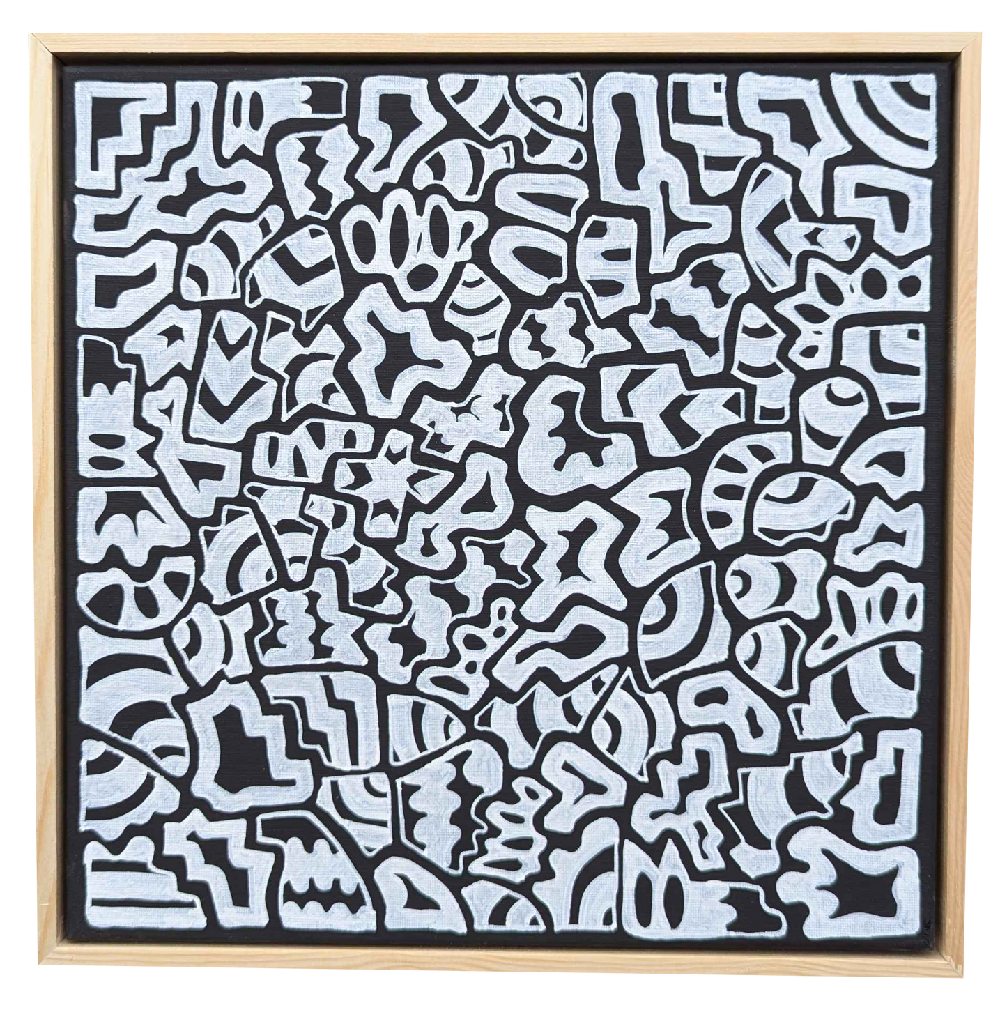 Engine Oil - Framed Acrylic on Canvas (325mm x 325mm)