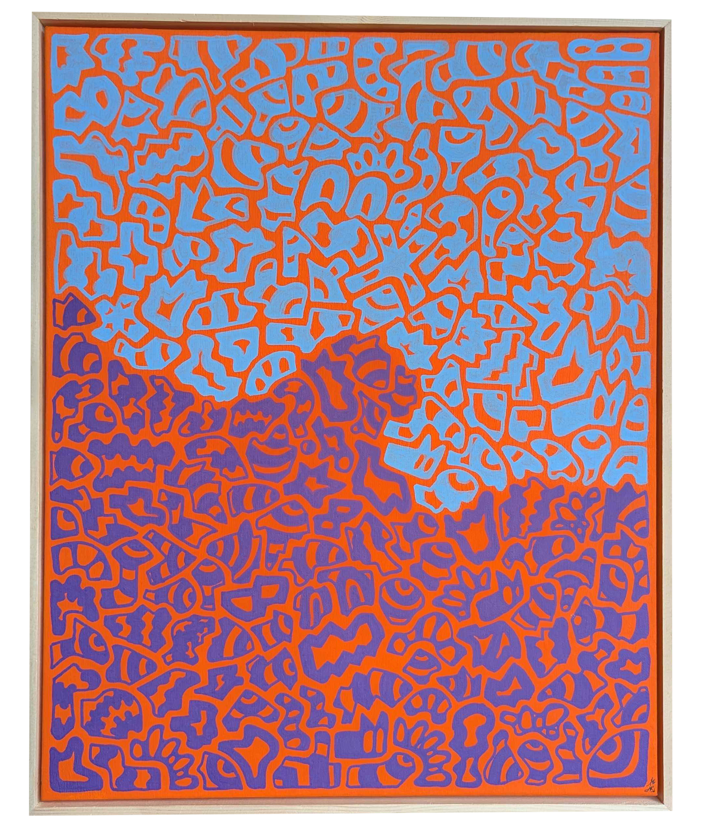 Autumn Sunrise - Framed Acrylic on Canvas (520mm x 420mm)