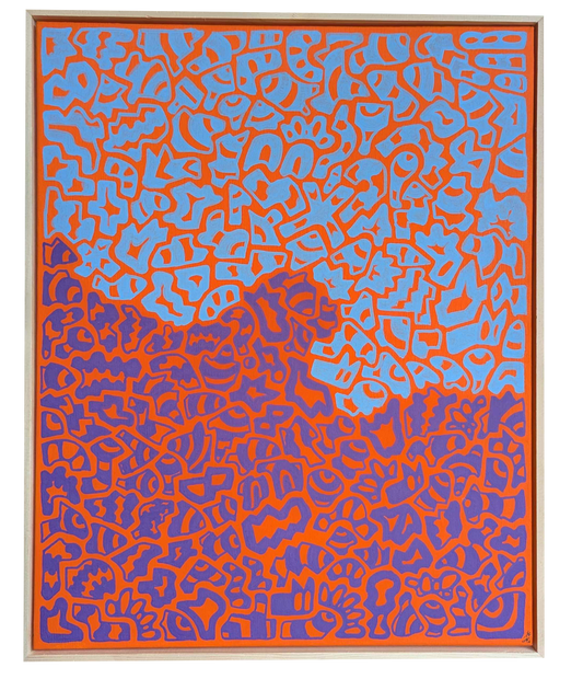 Autumn Sunrise - Framed Acrylic on Canvas (520mm x 420mm)