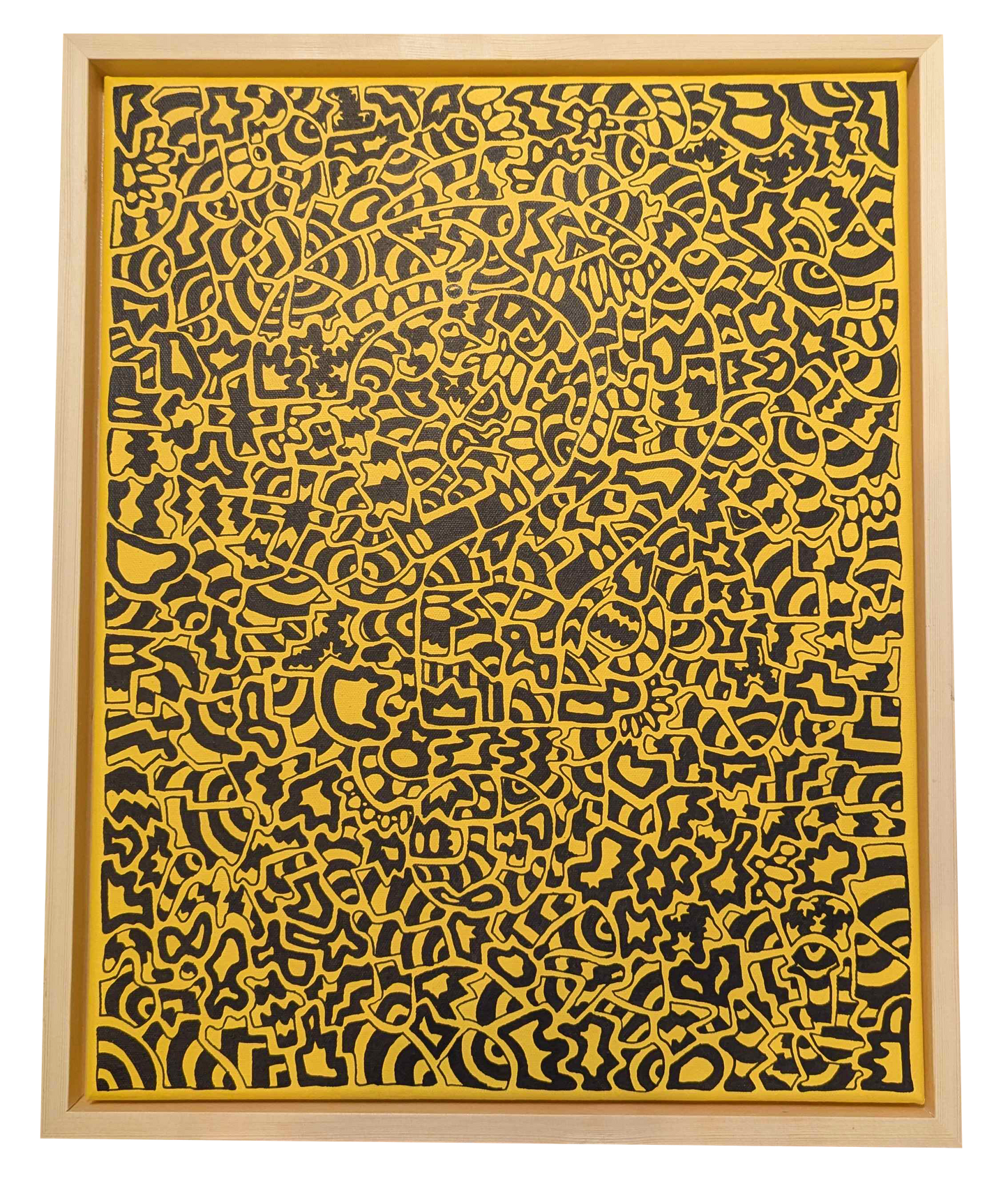 Hidden Purpose - Framed Acrylic on Canvas (520mm x 420mm)