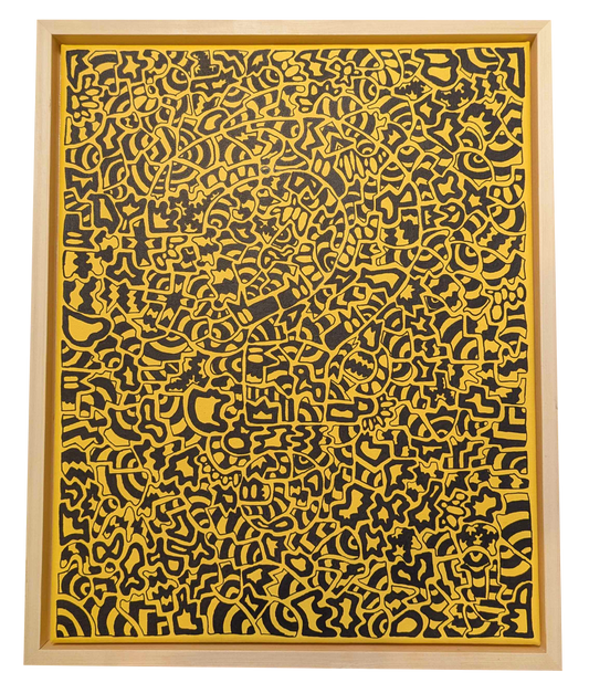 Hidden Purpose - Framed Acrylic on Canvas (520mm x 420mm)