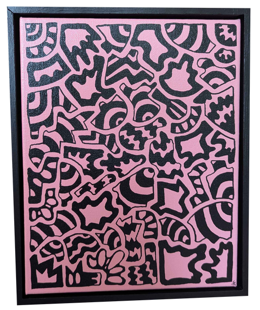.Be Kind - Framed Acrylic on Canvas (250mm x 200mm)