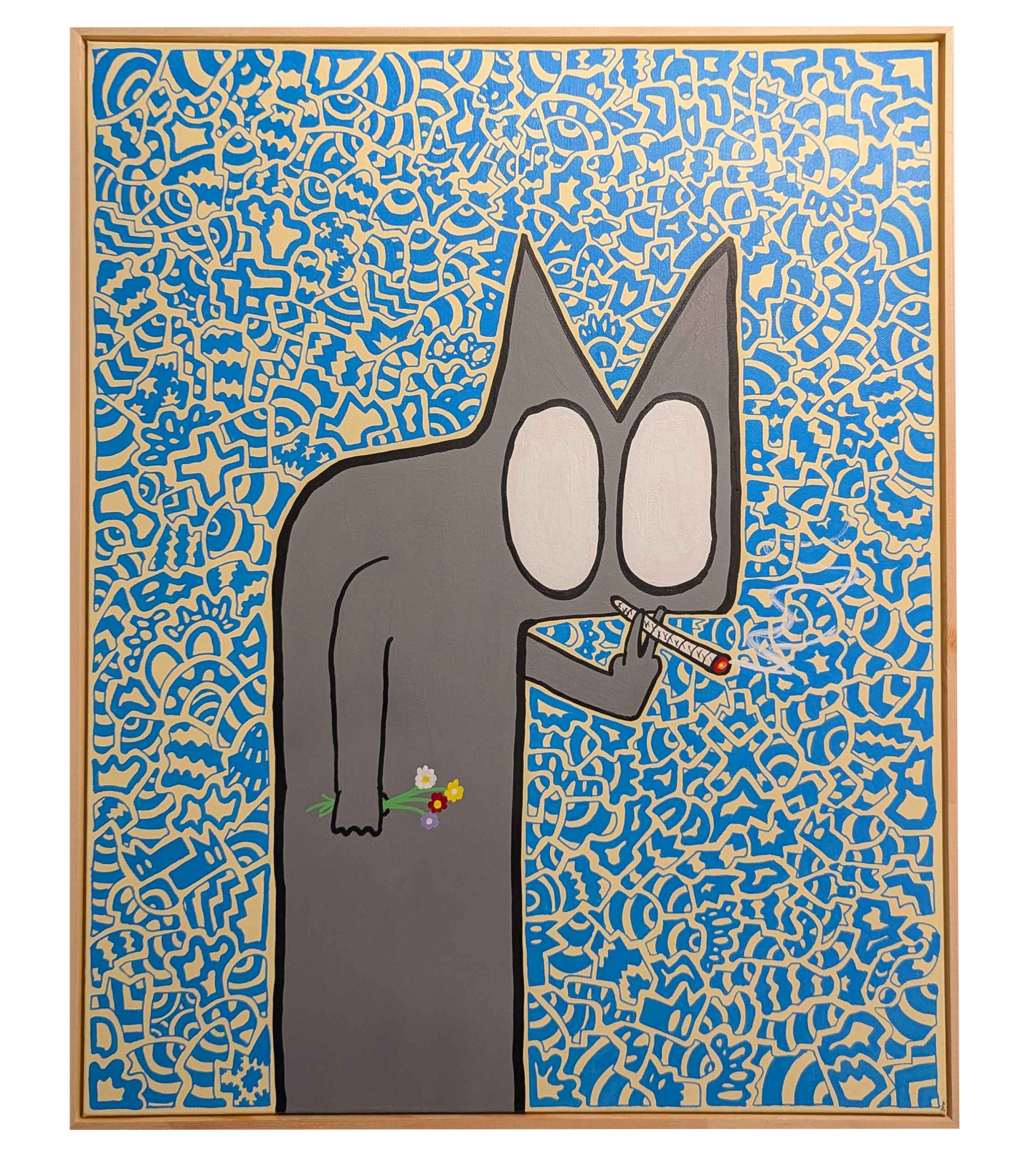 Self Control: Optional - Framed Acrylic on Canvas (785mm x 630mm)