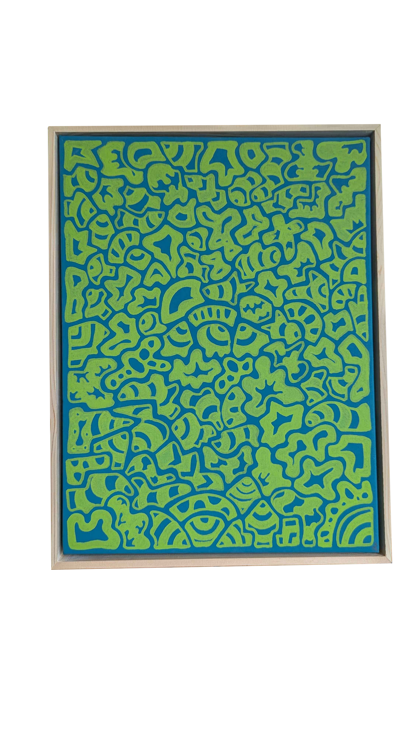 Eat your Veges - Framed Acrylic on Canvas (420mm x 320mm)