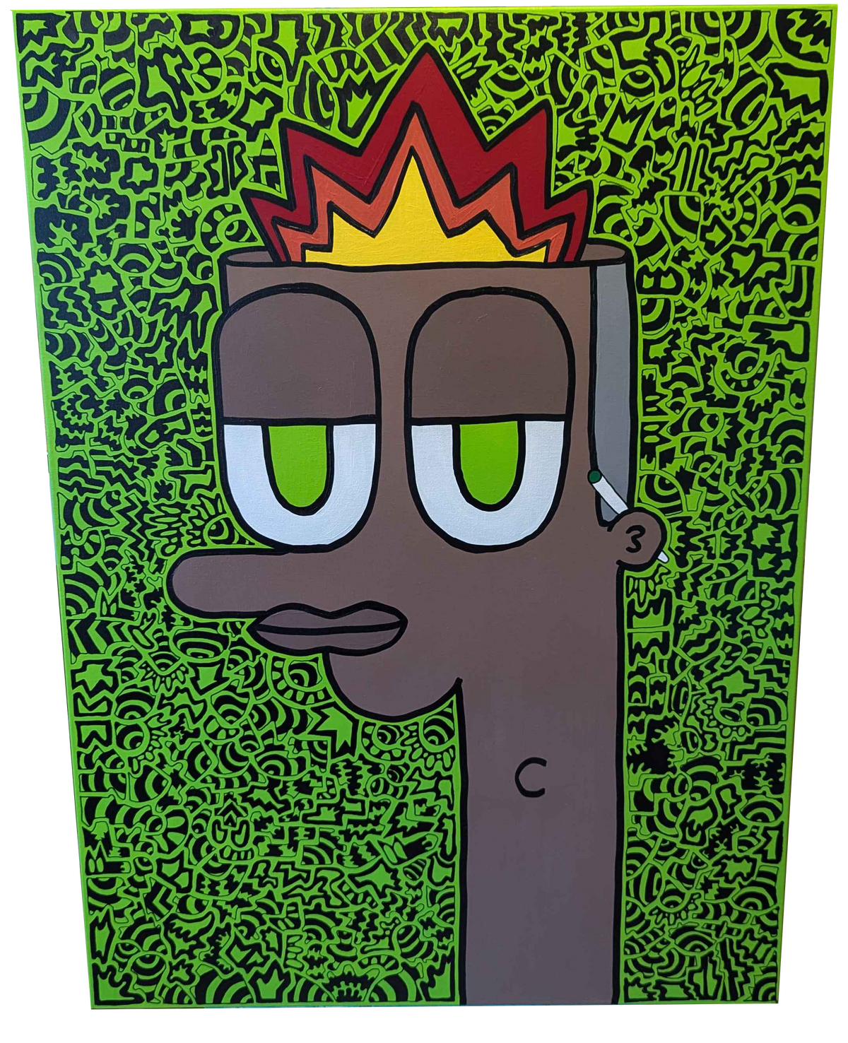 .Mind Blown - Acrylic on Gallery Canvas (1016mm x 762mm)