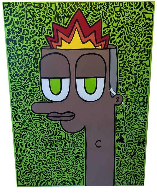 .Mind Blown - Acrylic on Gallery Canvas (1016mm x 762mm)