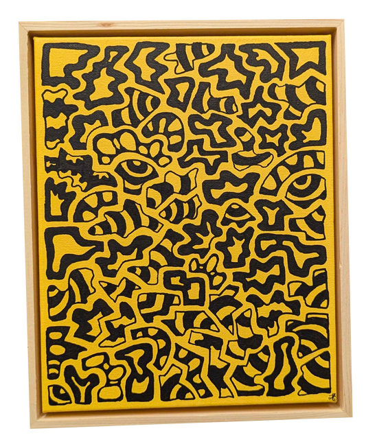 .Zap - Framed Acrylic on Canvas (250mm x 200mm)