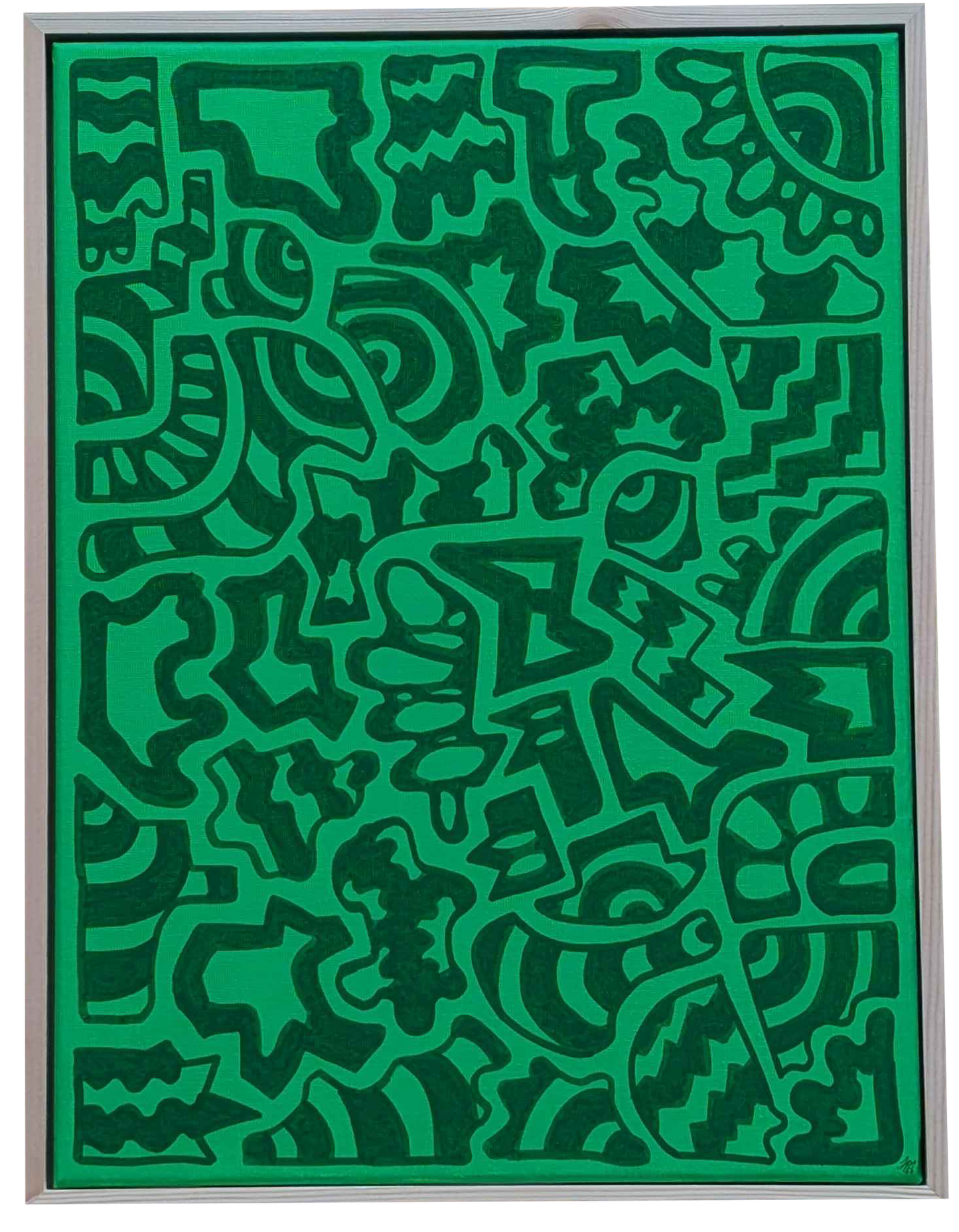 .Plant a seed & watch it grow - Framed Acrylic on Canvas (420mm x 320mm)