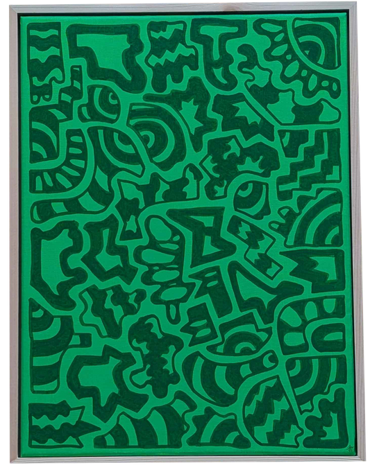.Plant a seed & watch it grow - Framed Acrylic on Canvas (420mm x 320mm)