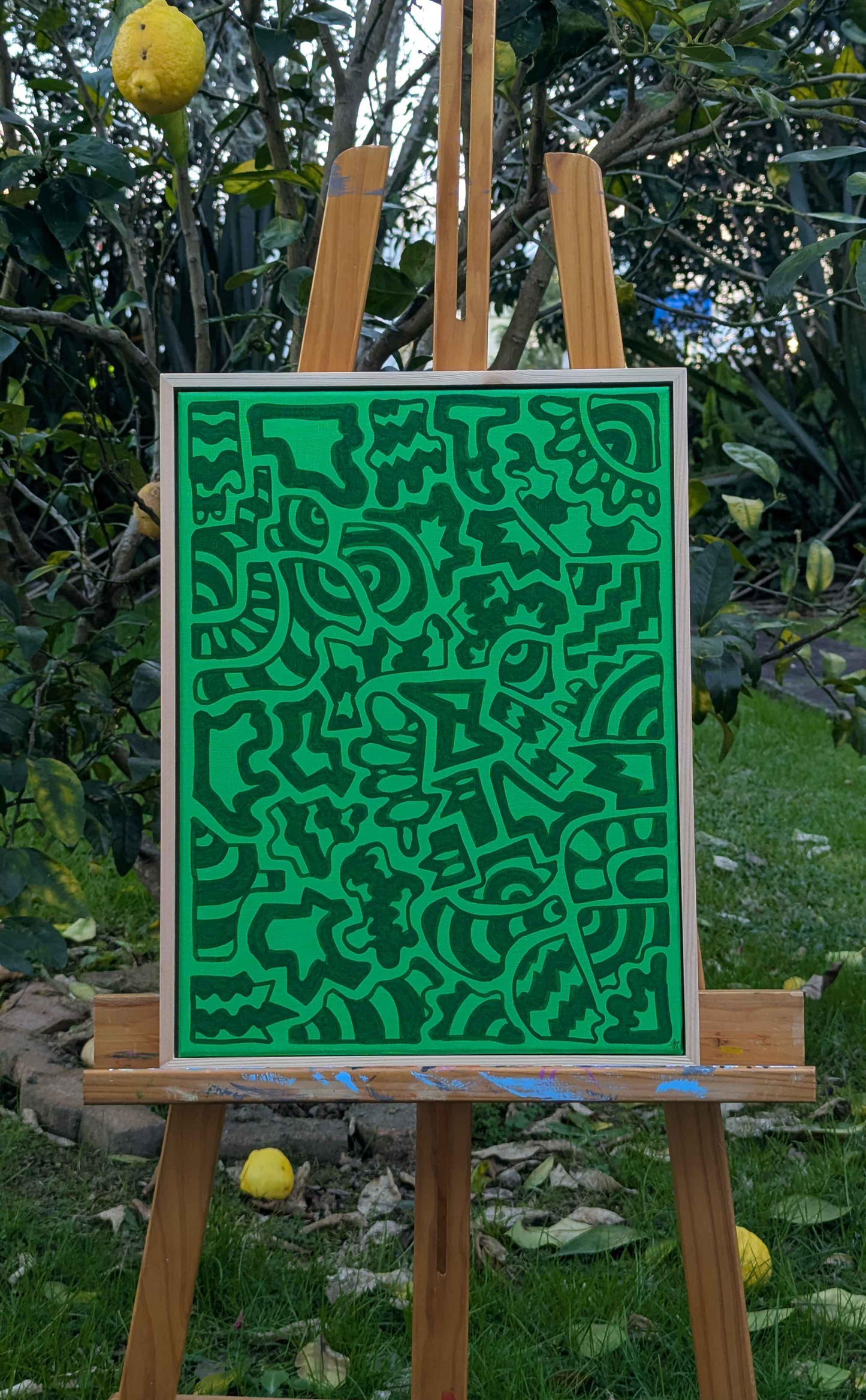 .Plant a seed & watch it grow - Framed Acrylic on Canvas (420mm x 320mm)