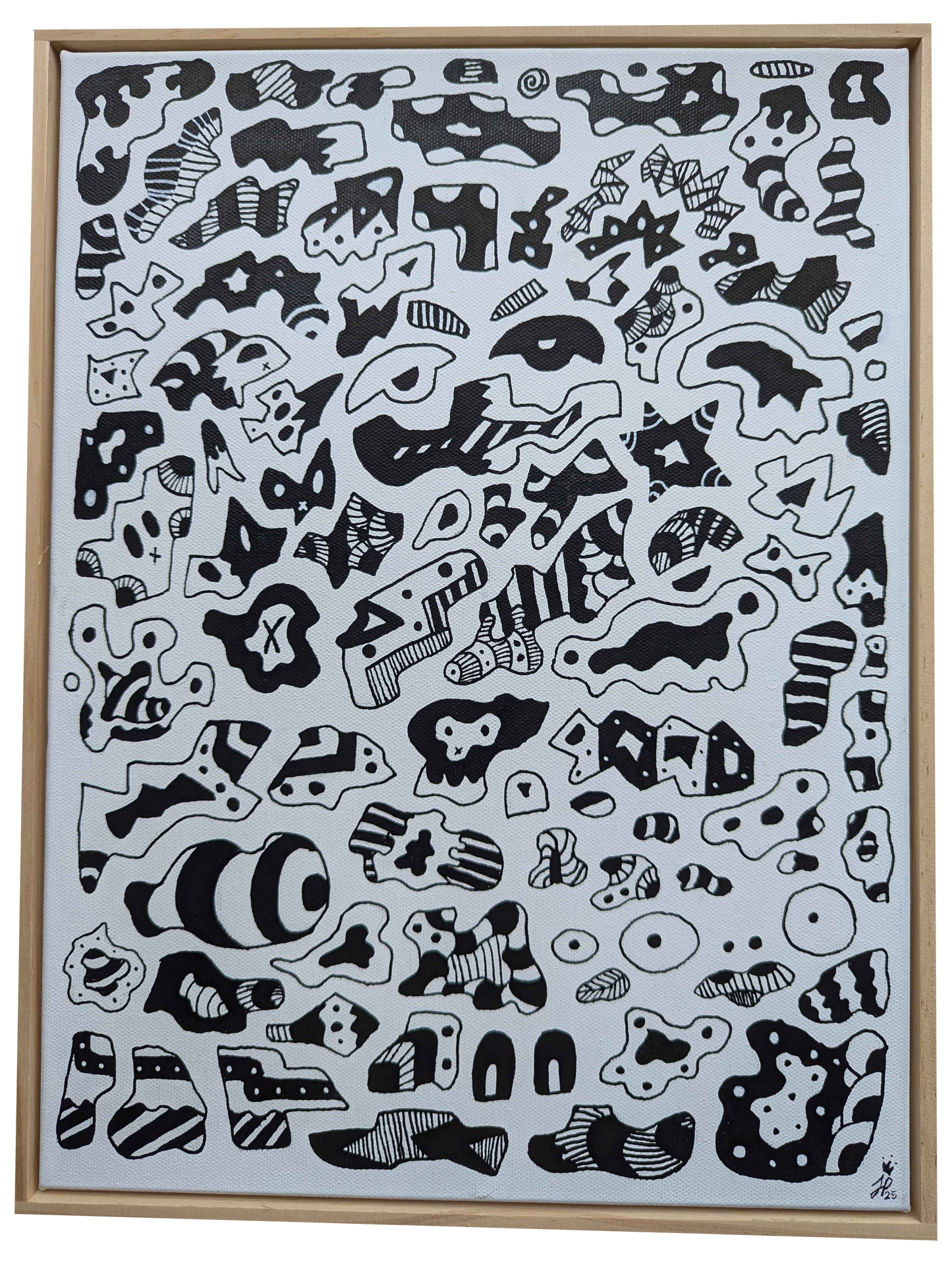 Hindsight - Framed Acrylic on Canvas (420mm x 320mm)