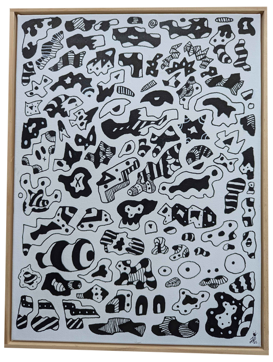 Hindsight - Framed Acrylic on Canvas (420mm x 320mm)