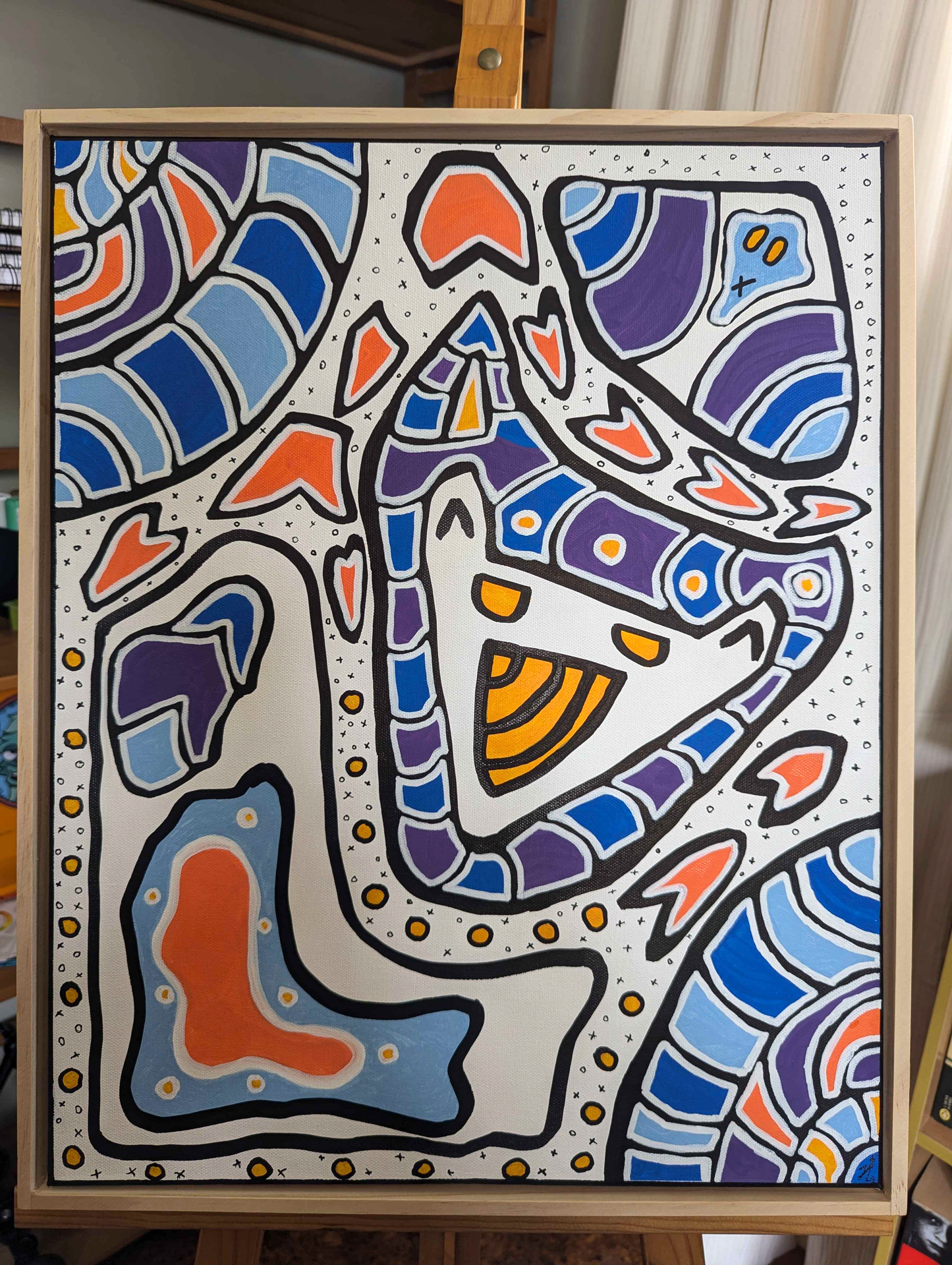 Arcade - Framed Acrylic on Canvas (520mm x 420mm)