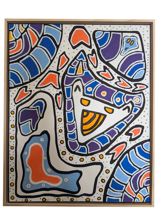 Arcade - Framed Acrylic on Canvas (520mm x 420mm)