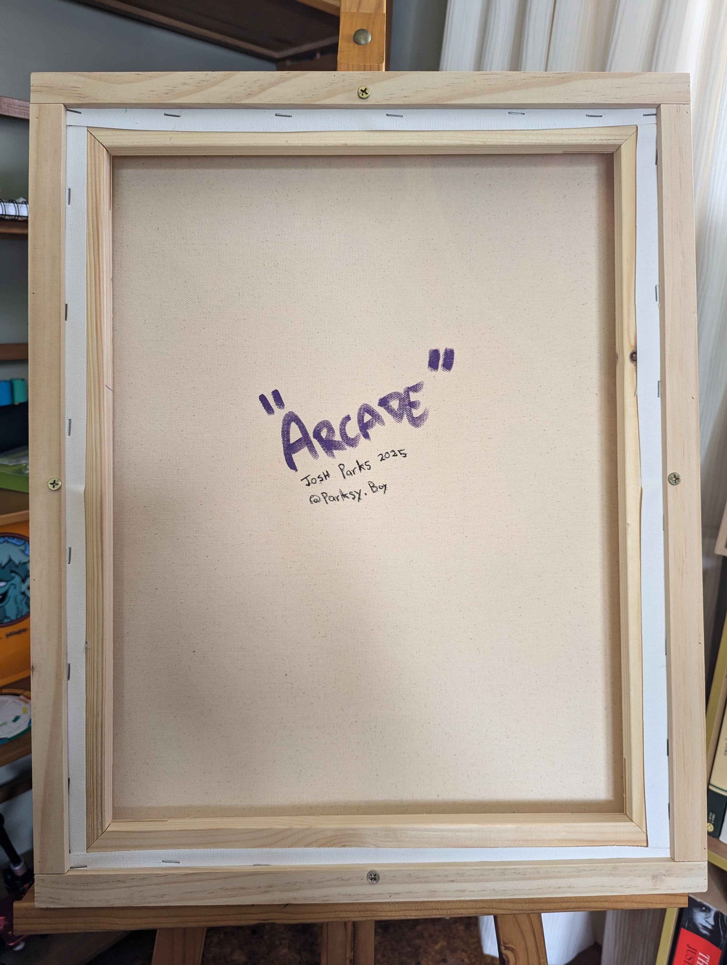Arcade - Framed Acrylic on Canvas (520mm x 420mm)