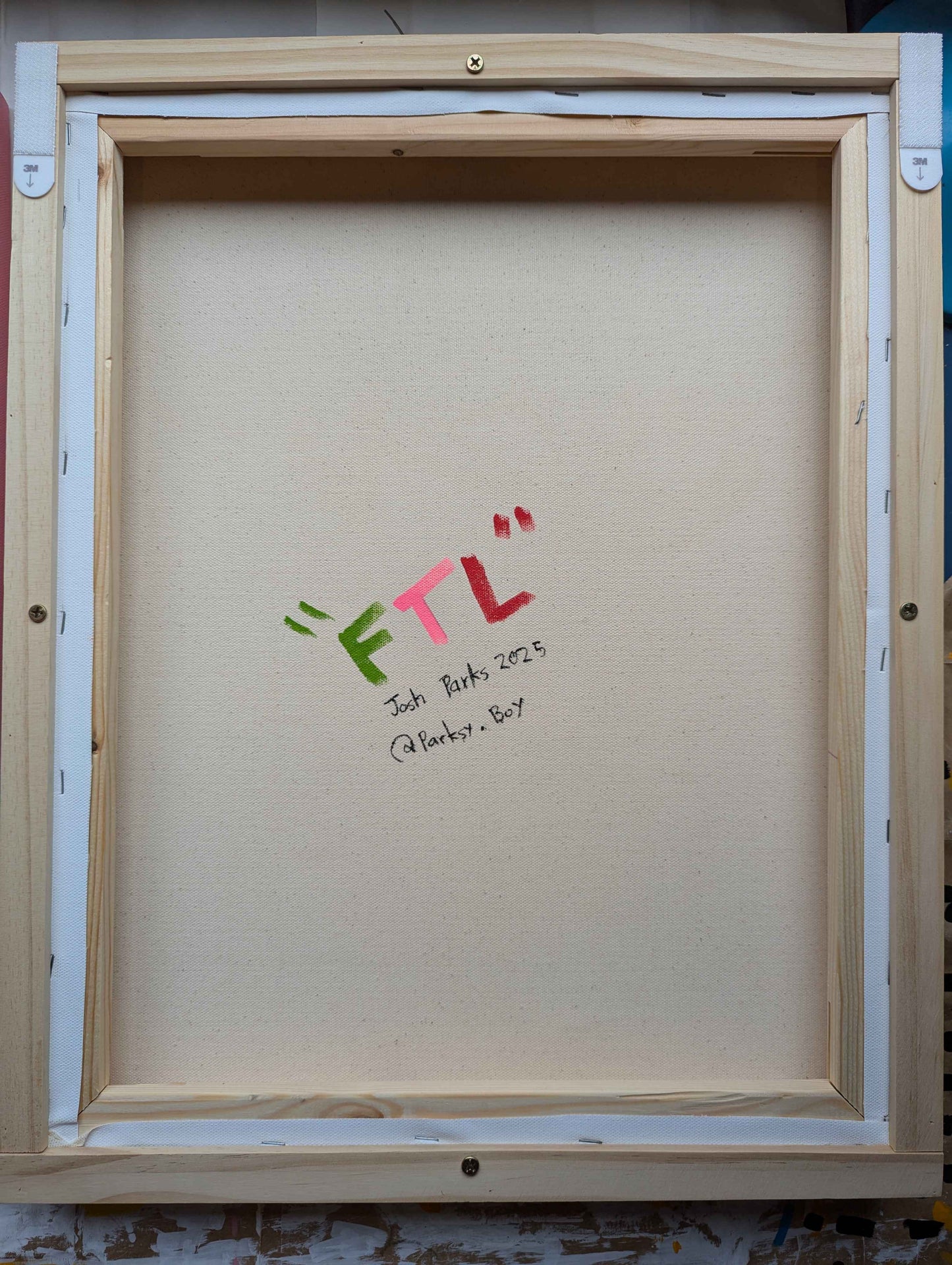 FTL - Framed Acrylic on Canvas (520mm x 420mm)