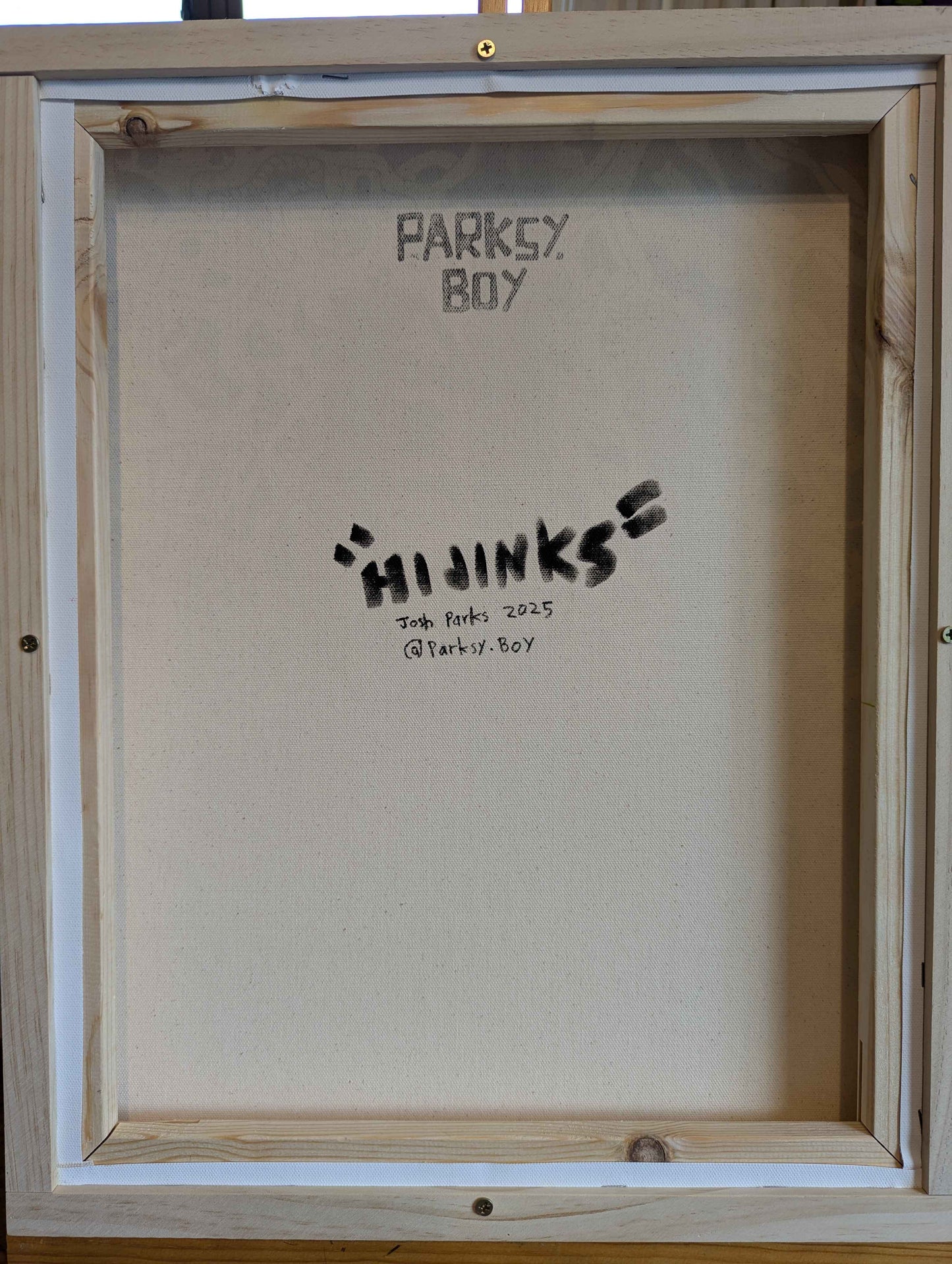 Hijinks - Framed Acrylic on Canvas (520mm x 420mm)