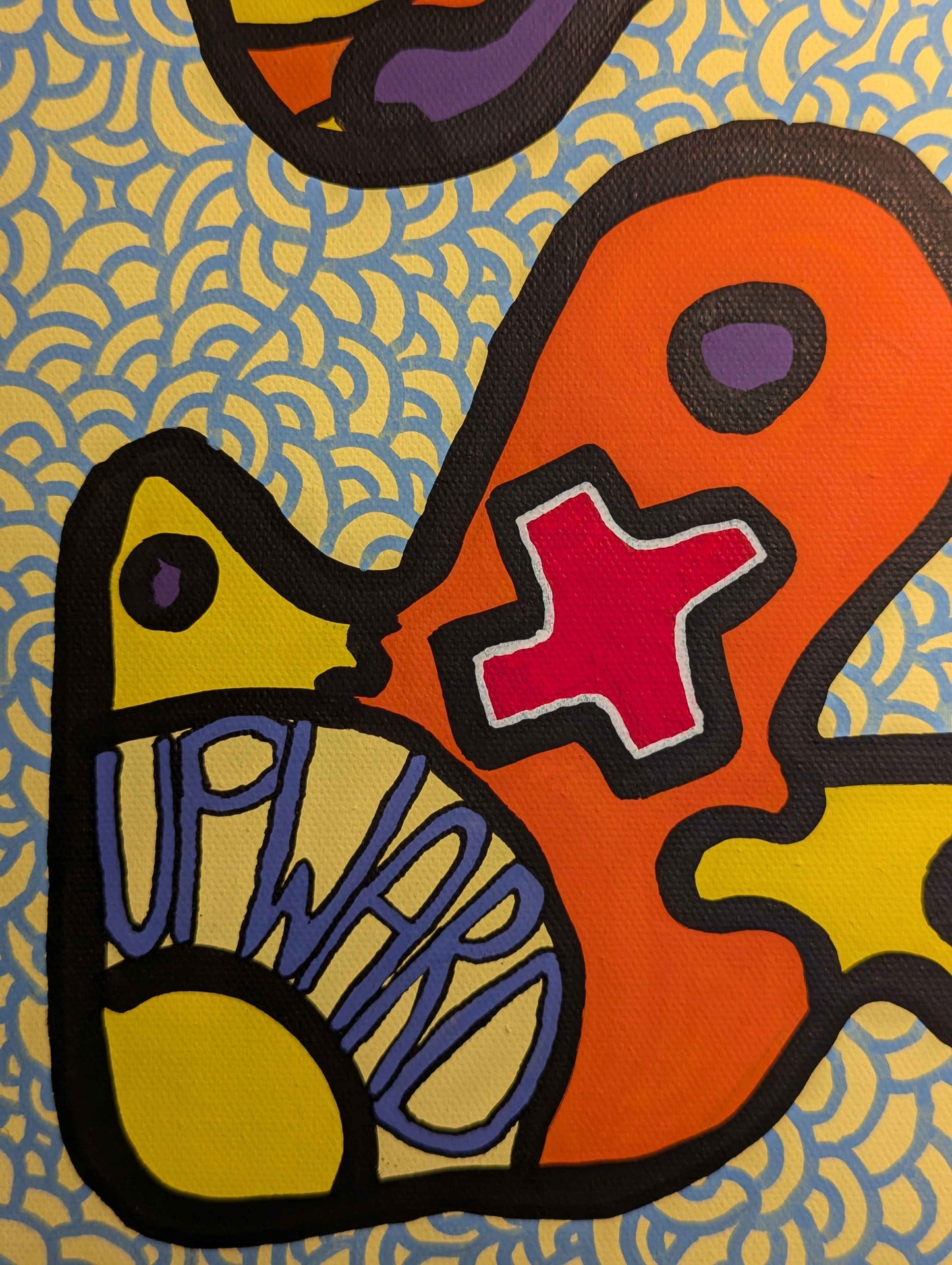 Onward & Upward - Framed Acrylic on Canvas (520mm x 420mm)