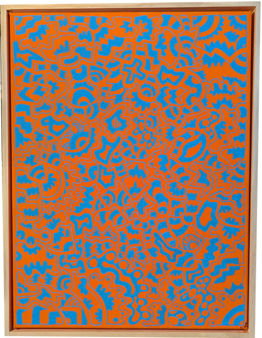 Squeeze - Framed Acrylic on Canvas (420mm x 320mm)