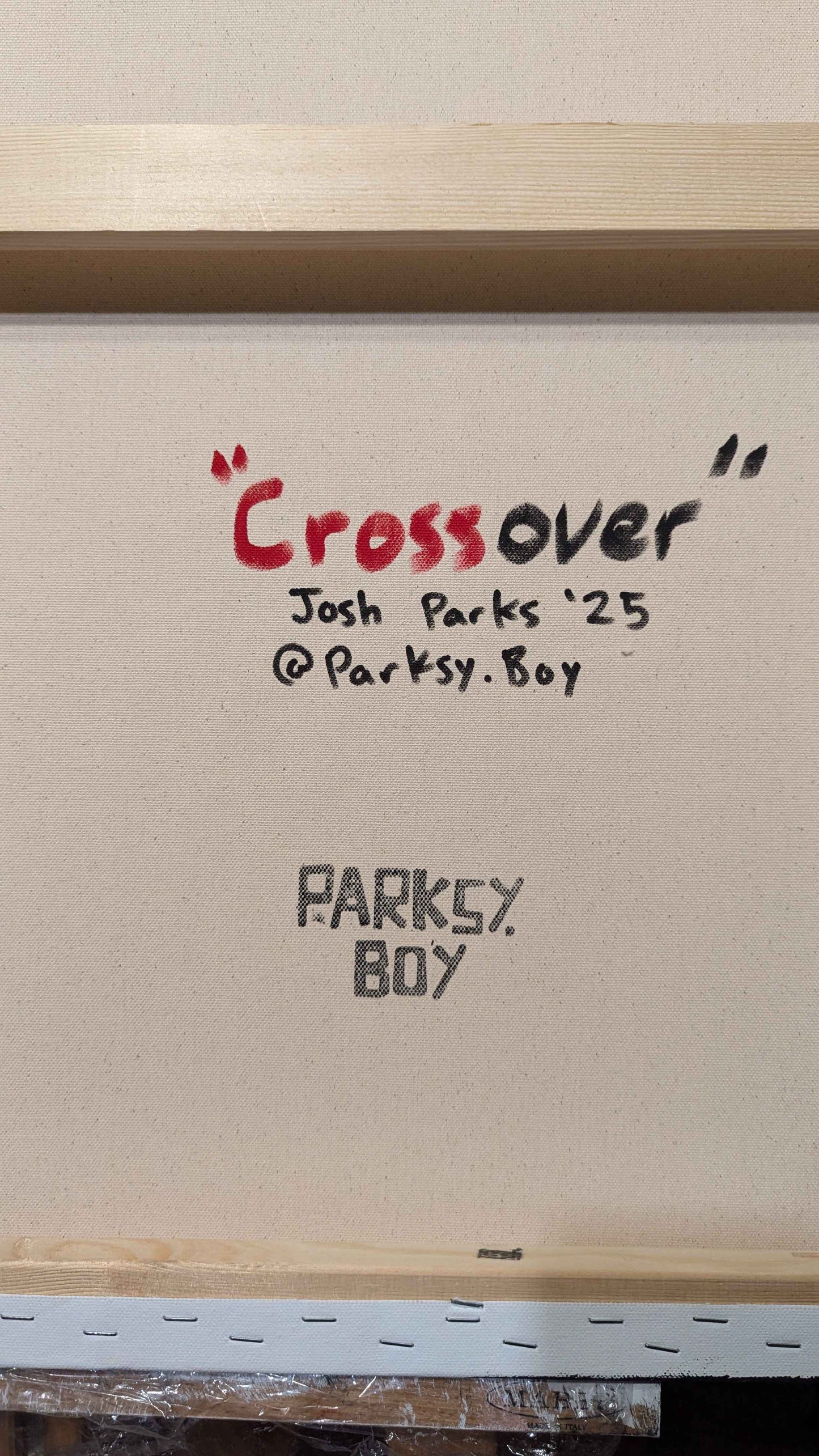 Crossover - Framed Acrylic on Canvas (750mm x 750mm)